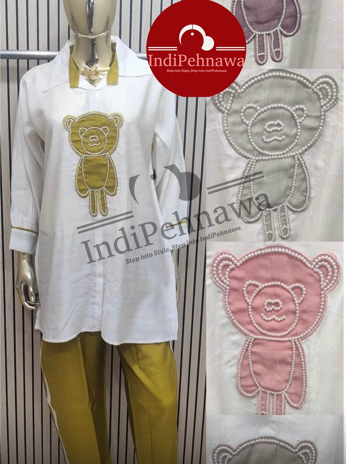 Pearl Teddy Cordset