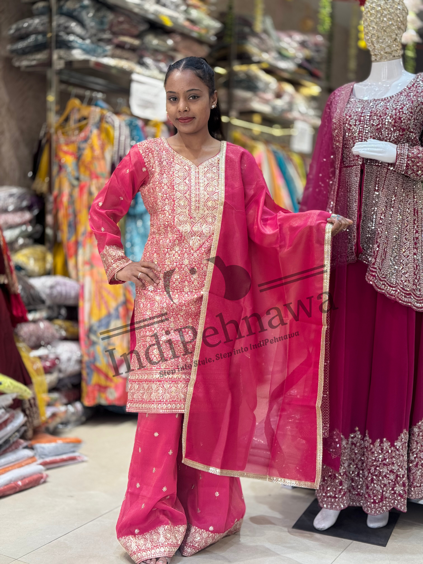 Royal Party Wear Jafa with Handcrafted Tilla Work