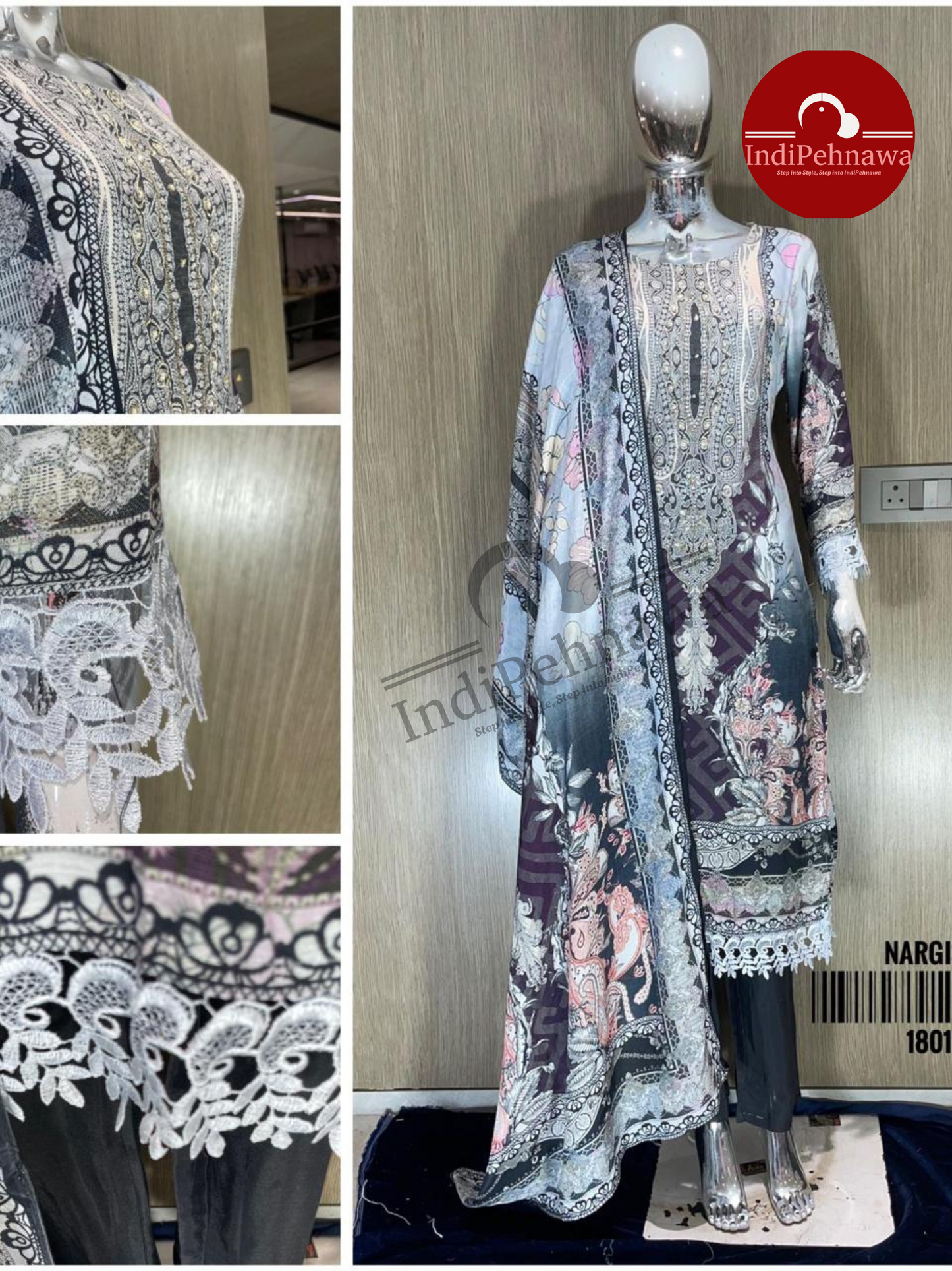 "Swarovski Shine: Exclusive Partywear Suit"