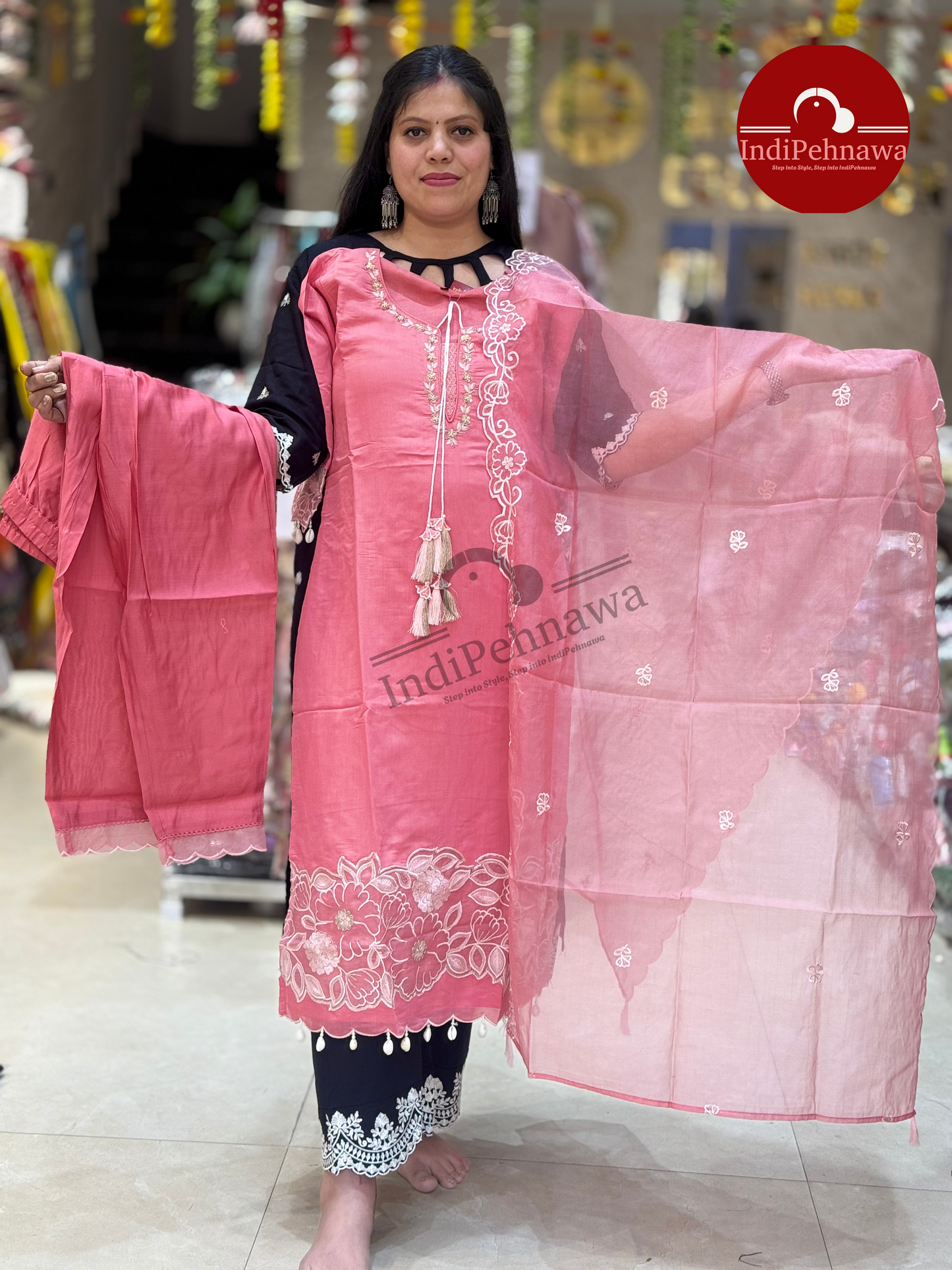 Embroidered Party Suits with a Royal Touch