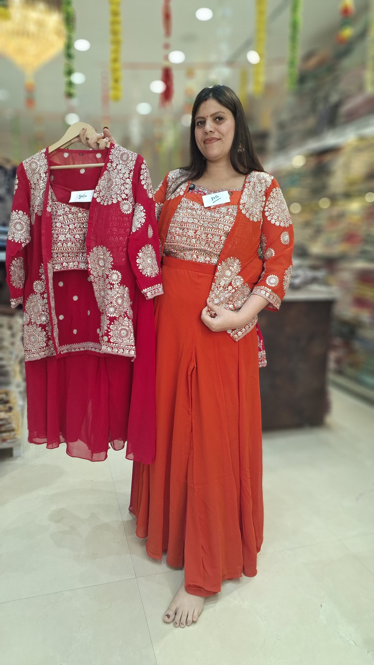 BEAUTIFUL DRESS PURE GEORGET SHORT TOP WITH BLESER HEAVY JAFFA