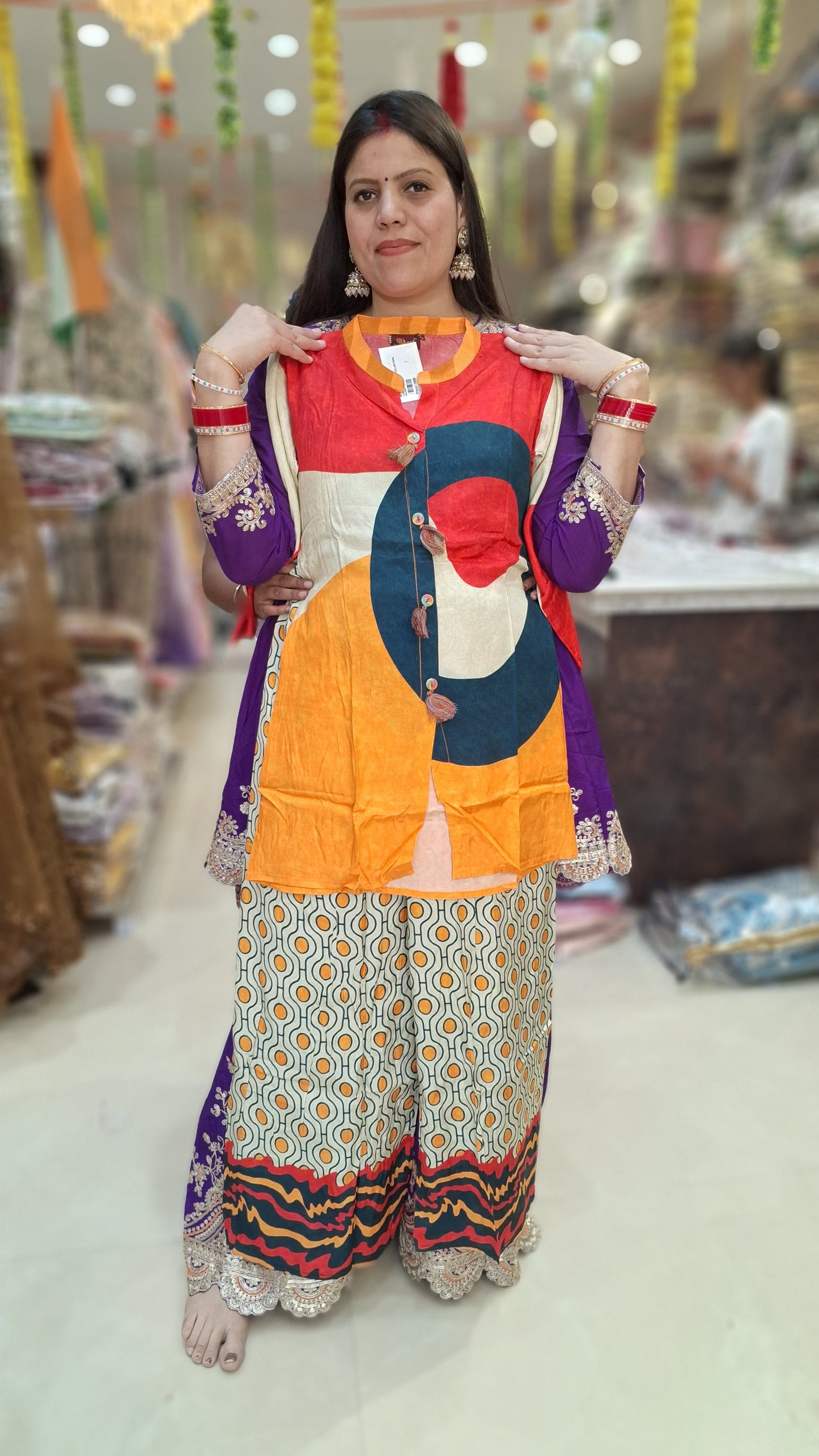 PURE COTTON MULTI COLOR CORDSET