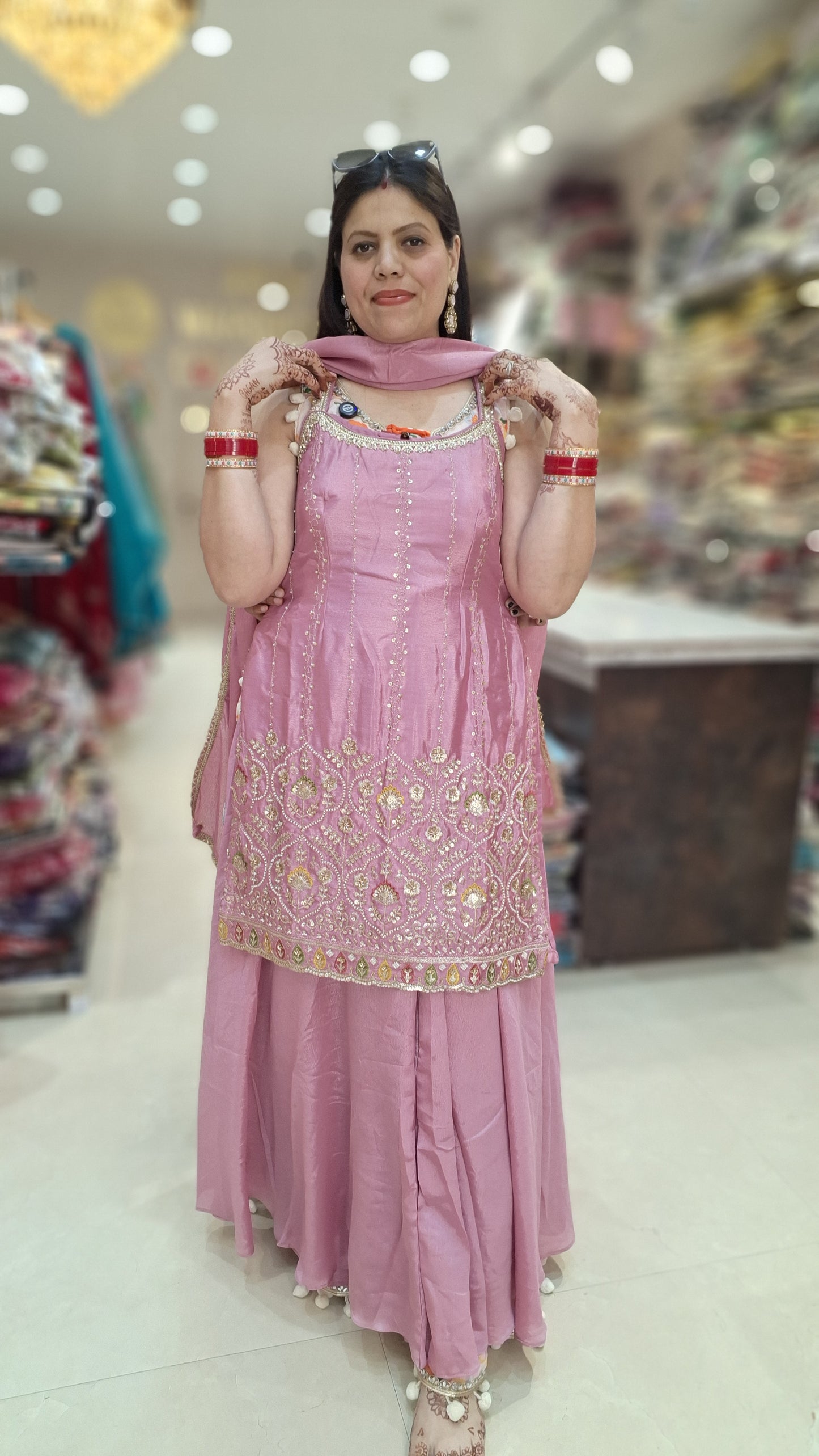 BEAUTIFUL BORDER DESIGN WITH GOLDEN TILLA WORK WITH HEAVY JAFFA