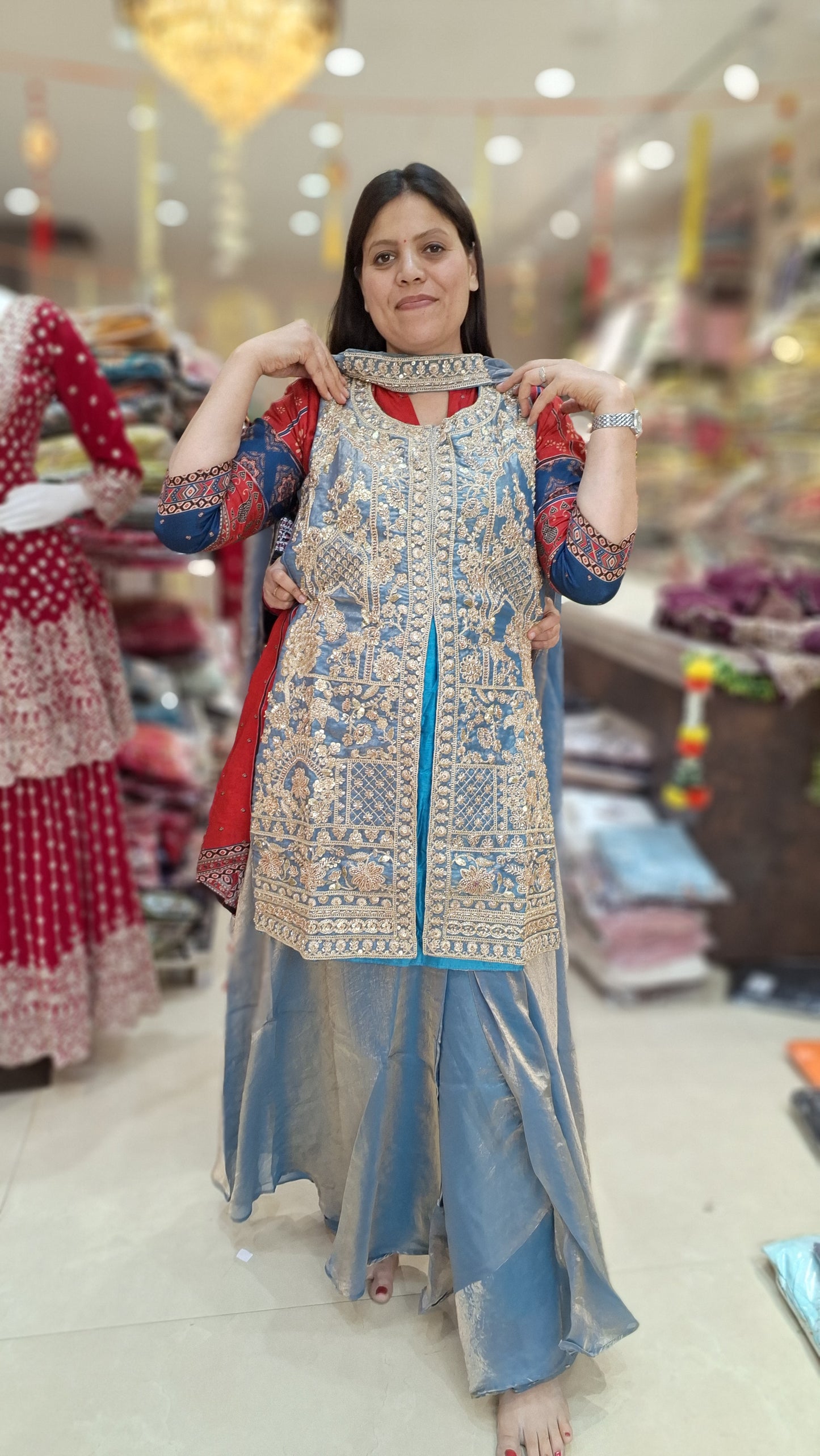 JIMMY CHU SHA SHA FRONT CUT SHIRT WITH JAFFA