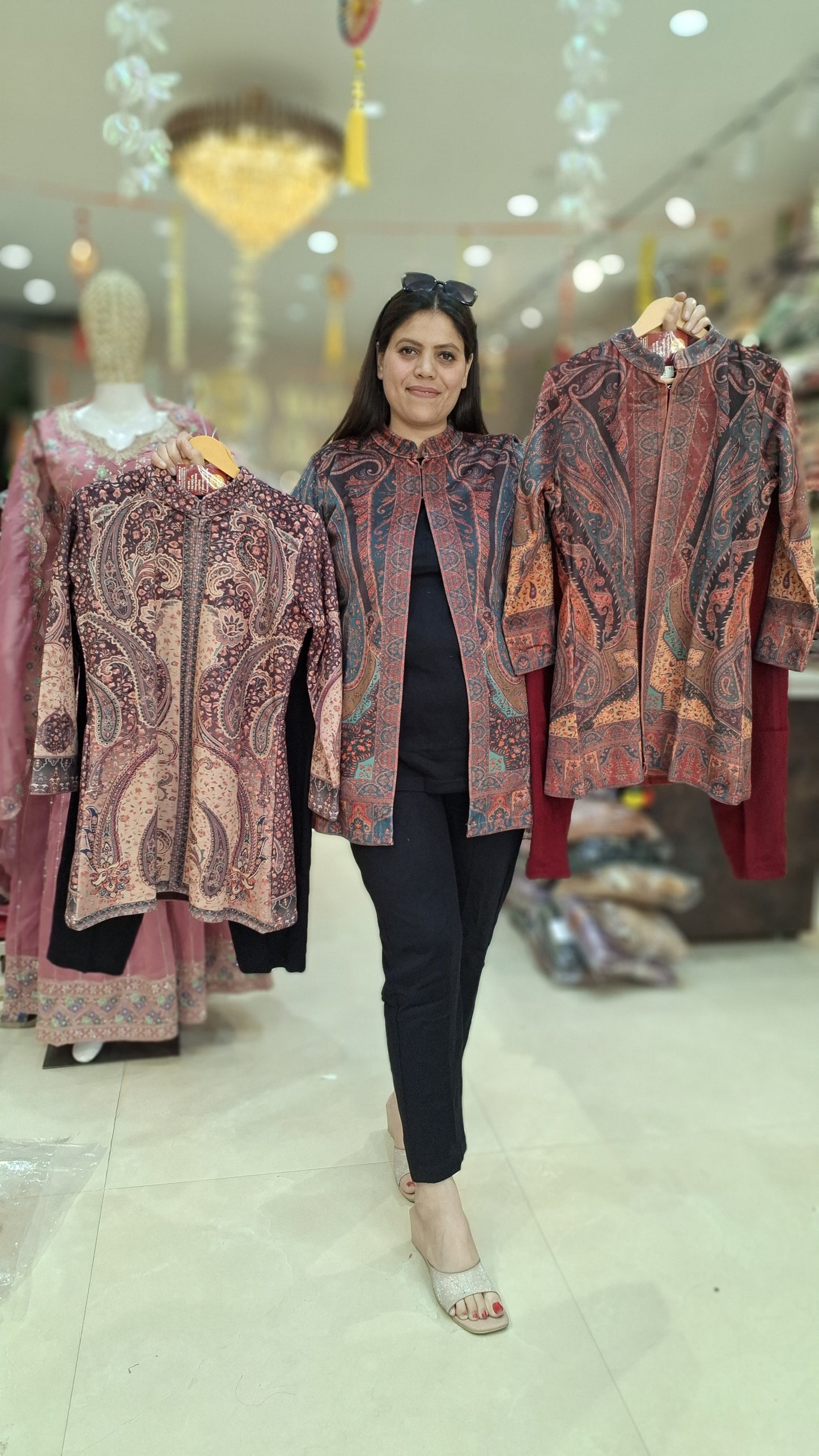 PREMIUM WINTER WEAR DESIGNER BLASER CORDSET