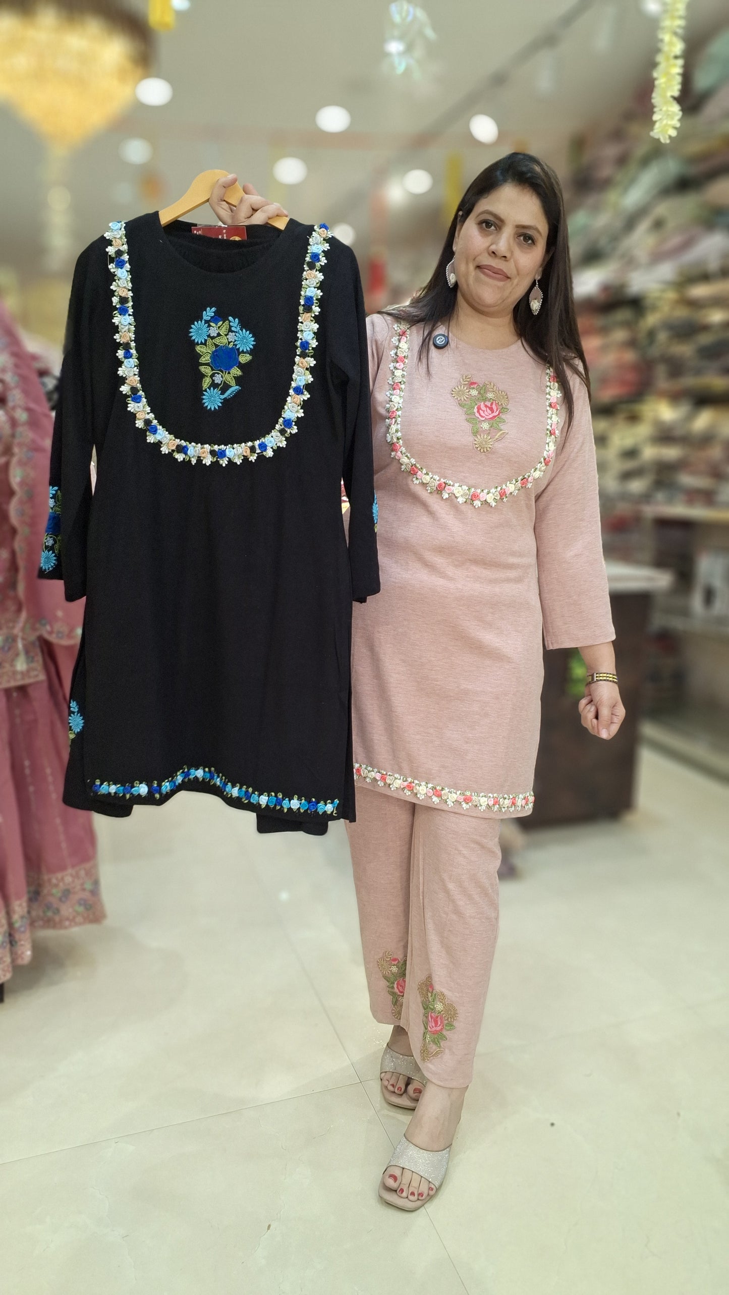 PREMIUM DAFFODIL NECK DESIGN WITH EARING CORDSET