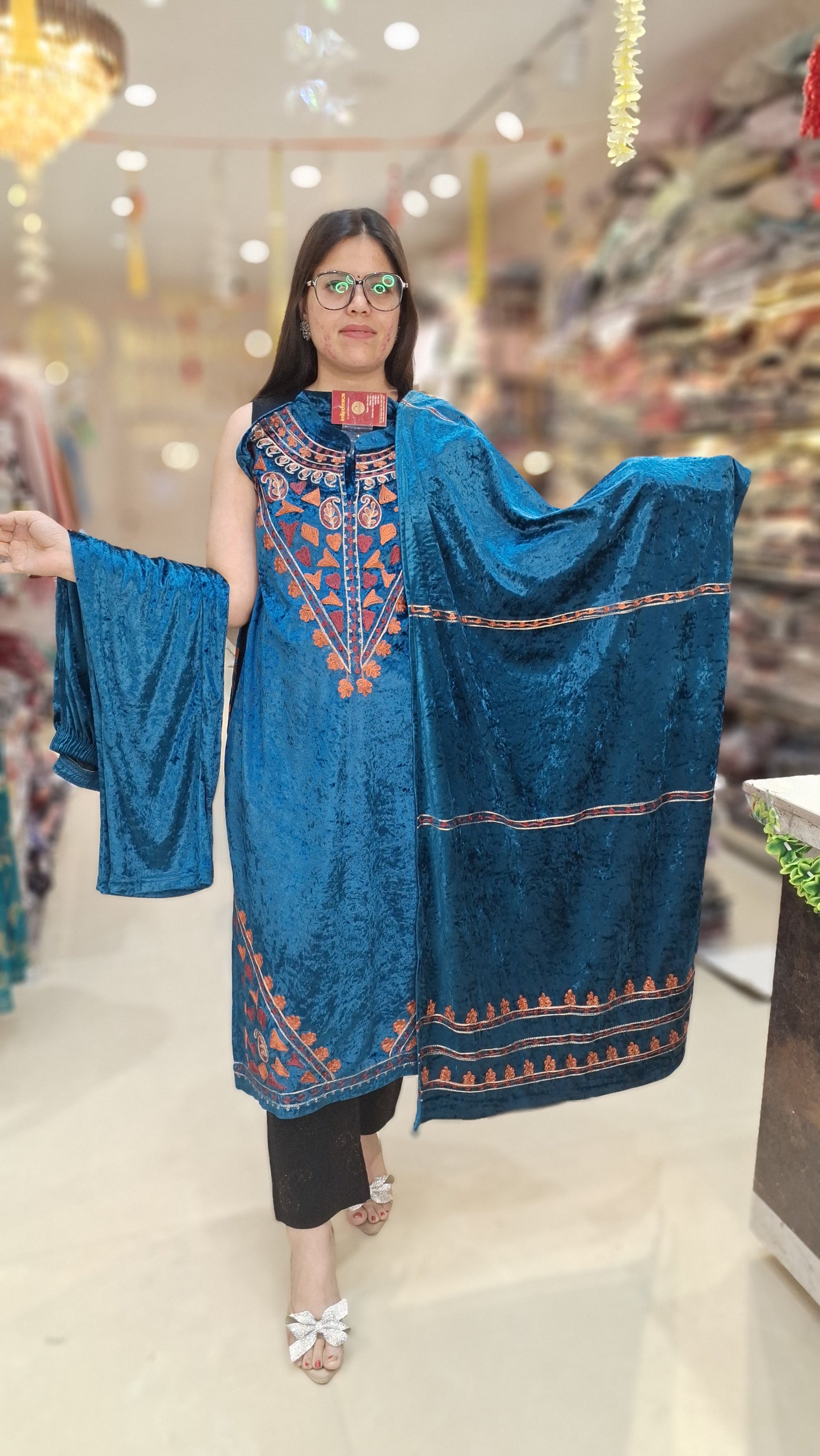 PREMIUM MICRO VELVET DESIGNER SUIT