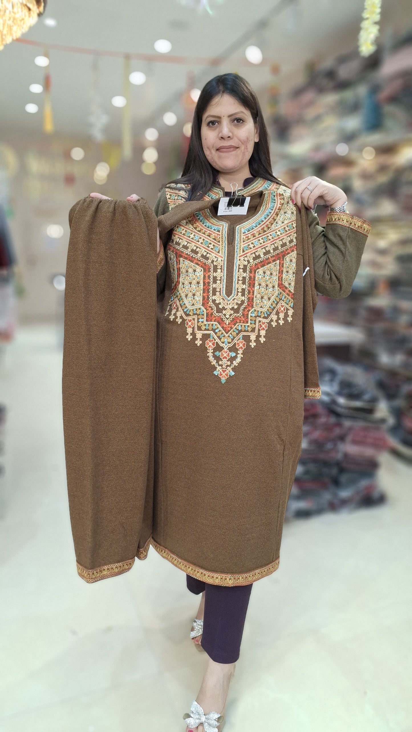 PREMIUM WOOL CHOGA PHERAN CORDSET