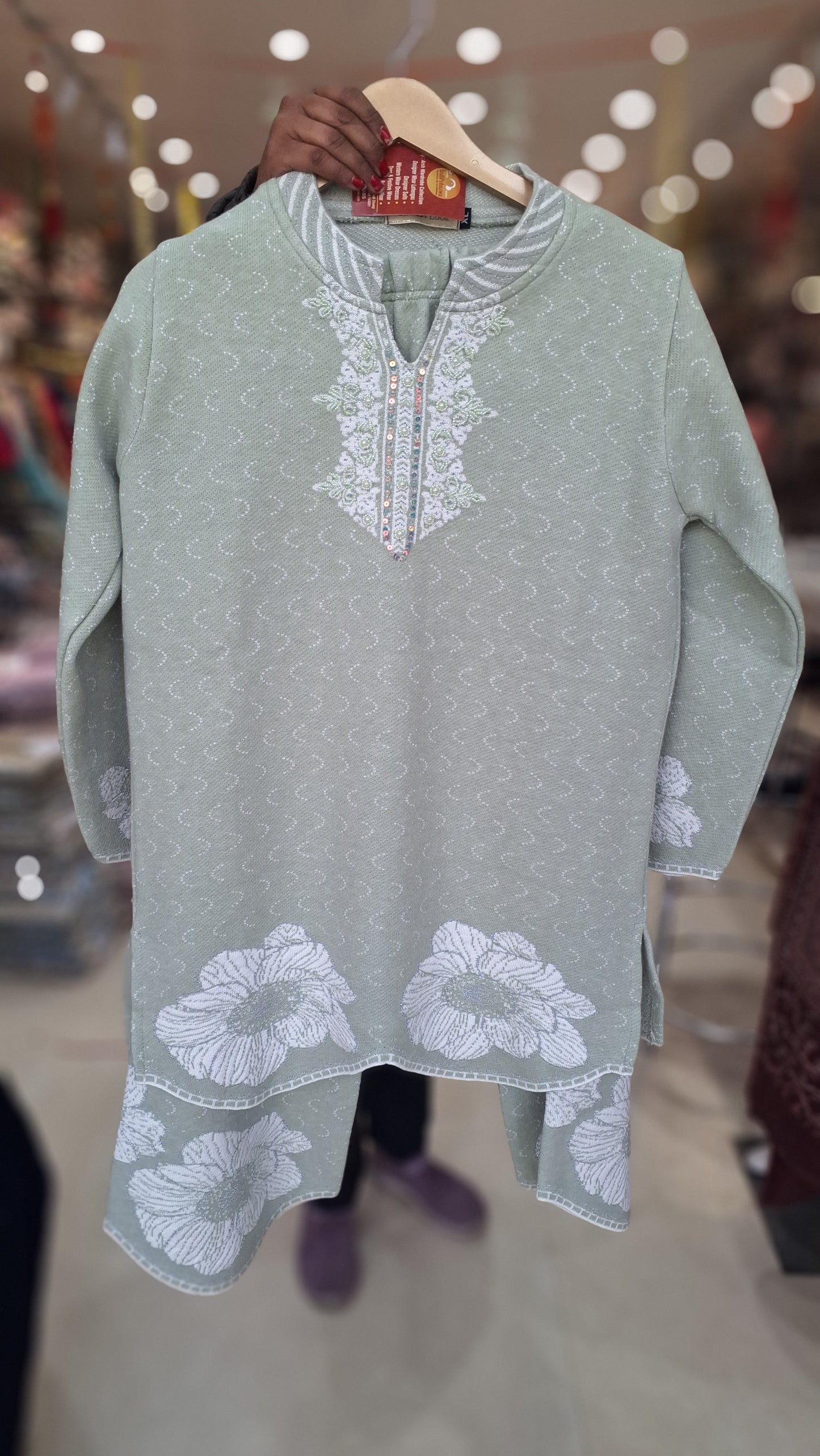 PREMIUM WOOL NECK DESIGN WOOL CORDSET(ARTICAL-1)