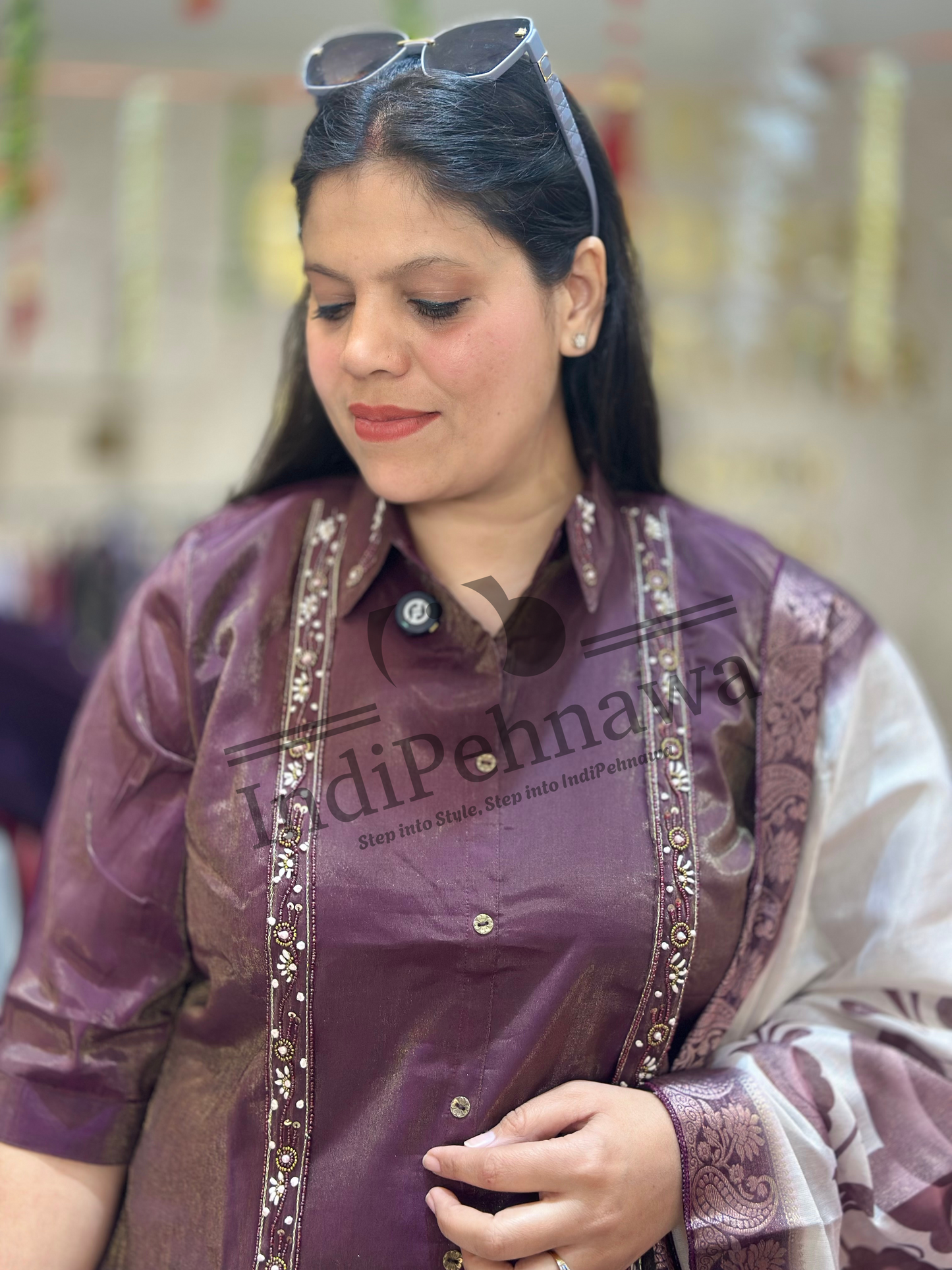 Jimmy Choo Shaha Co-ord set – Glamorous Cut Dana Festive Wear