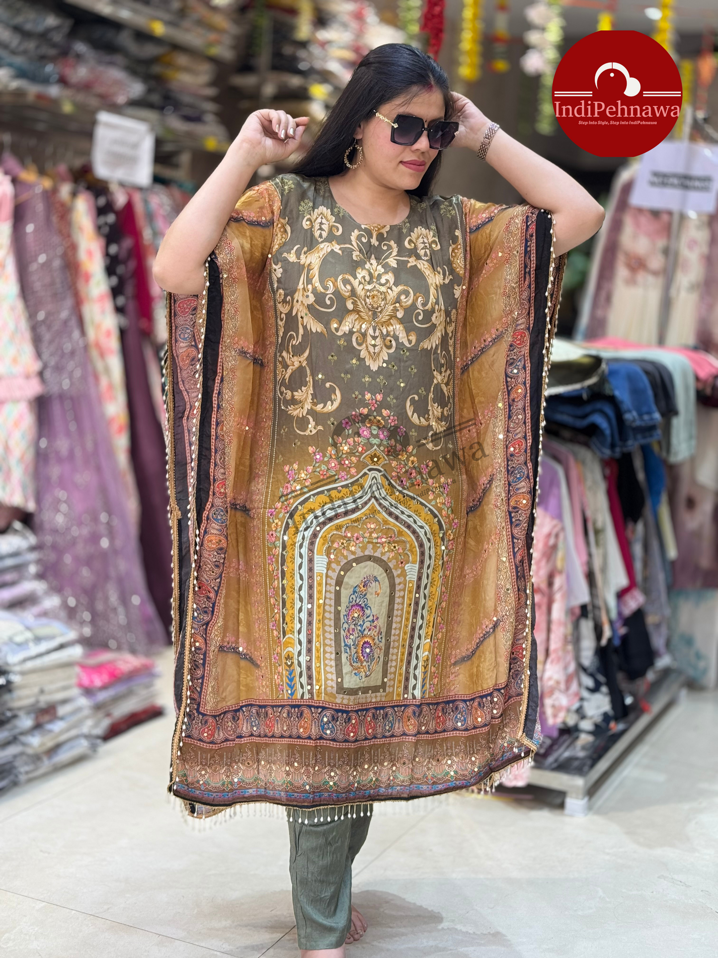 Festive Flow – Premium Kaftan Dresses for Indian Functions