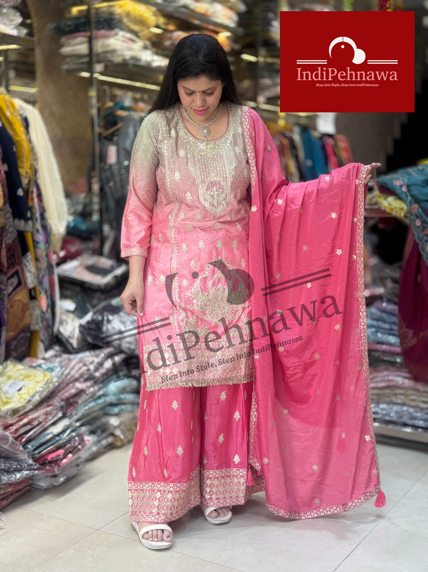 Designer Contrast Suit – Perfect for Party Wear