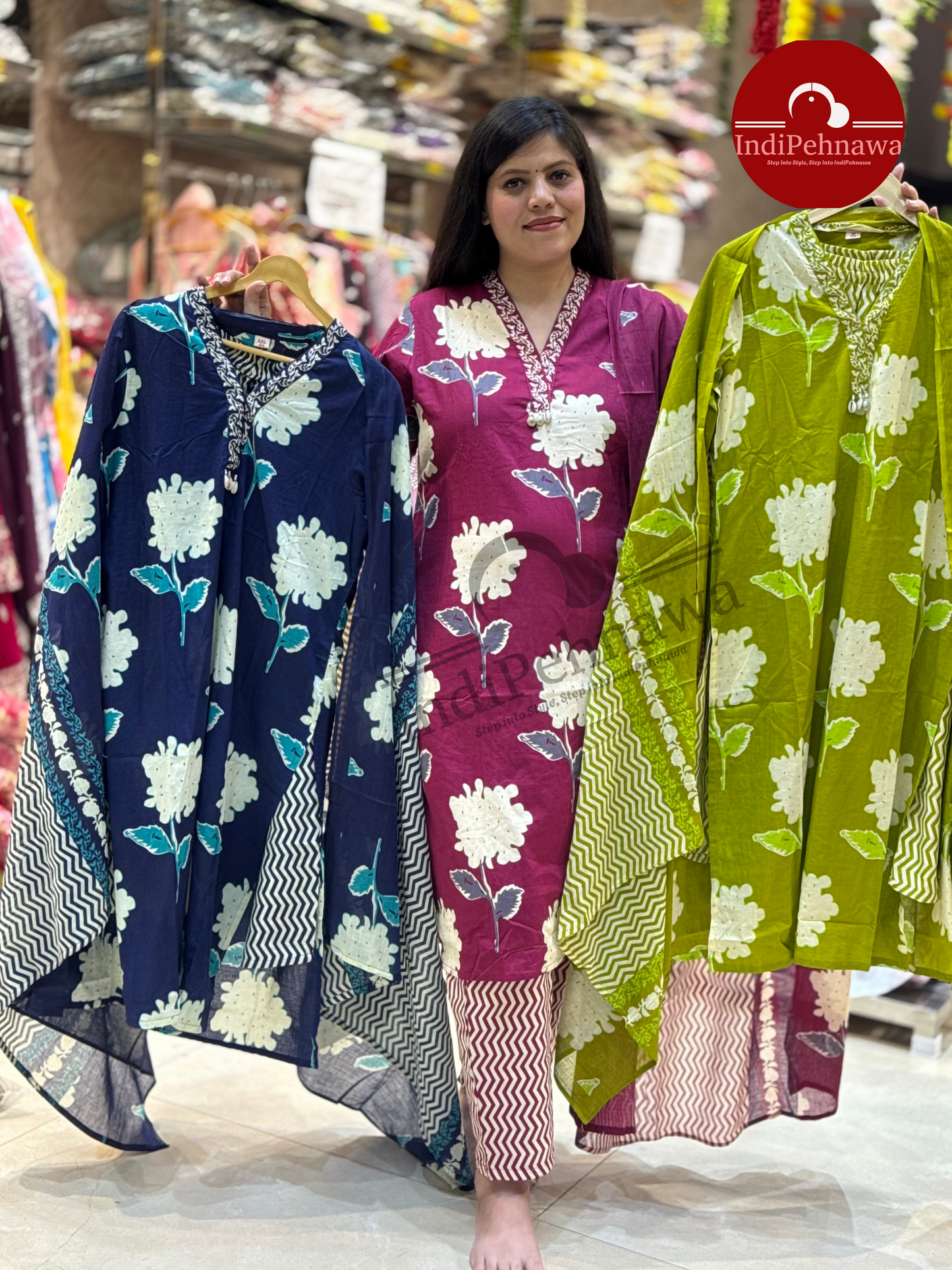 Elegant V-Neck Designer Suit for Women