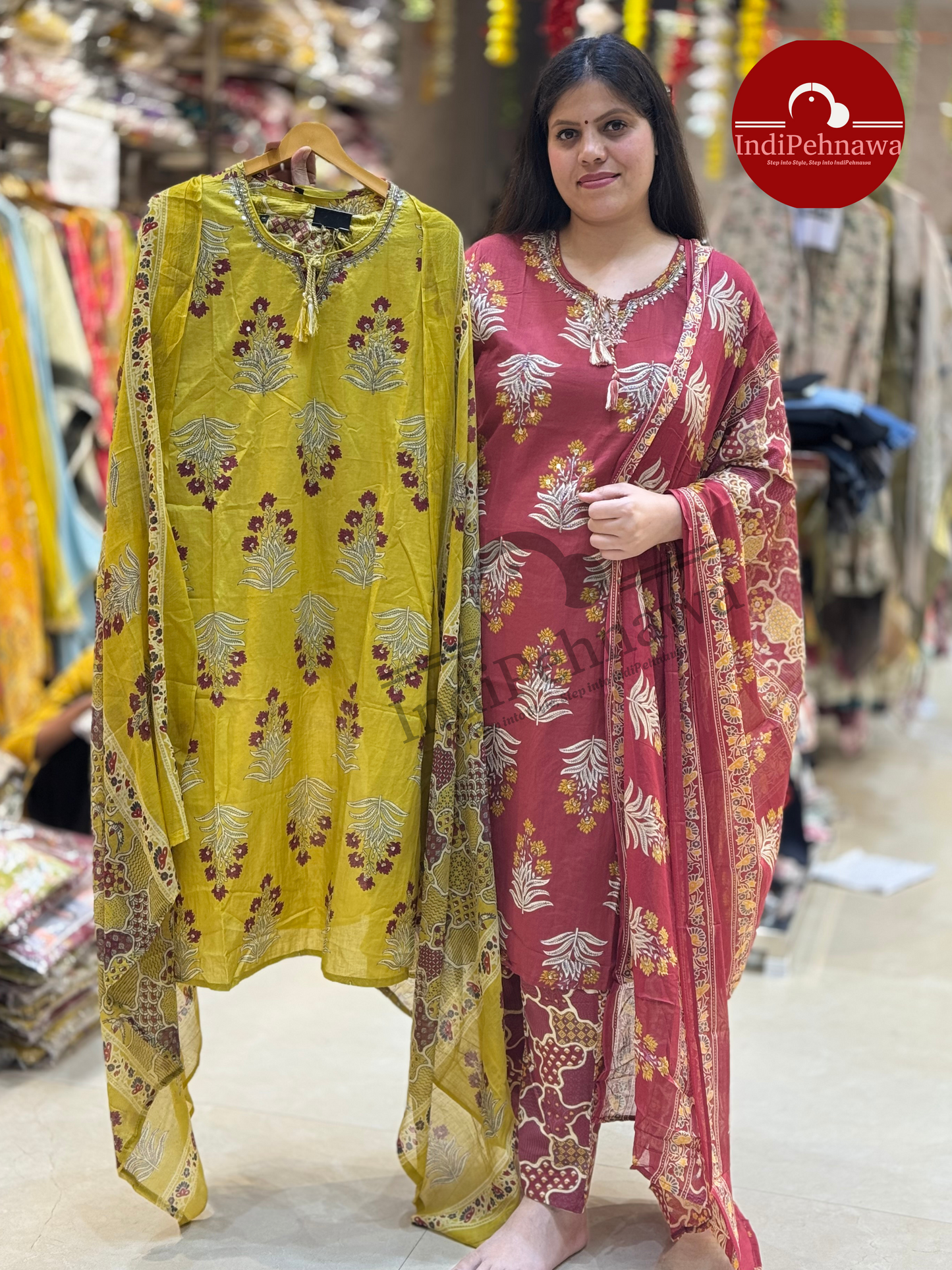 READY TO WEAR COTTON 3 PC SUIT IN JALNDHAR PUNJAB
