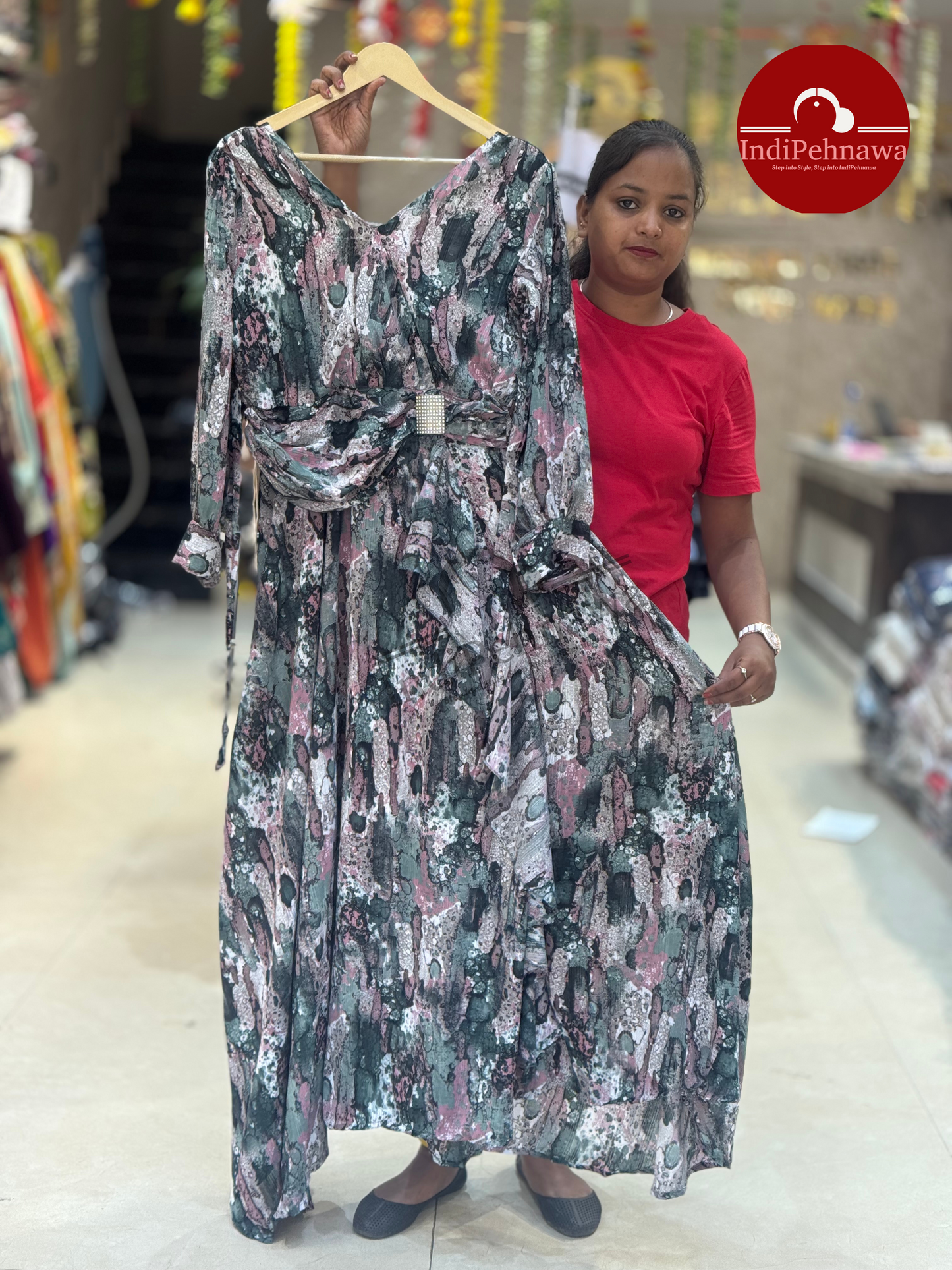 Desi Doll – Indo-Western Frock Dress