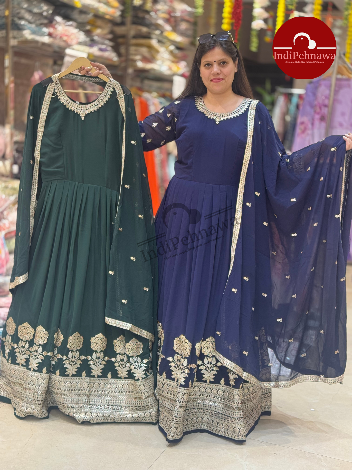 Apsara Vibes – Indo-Western Party wear Gown for Functions