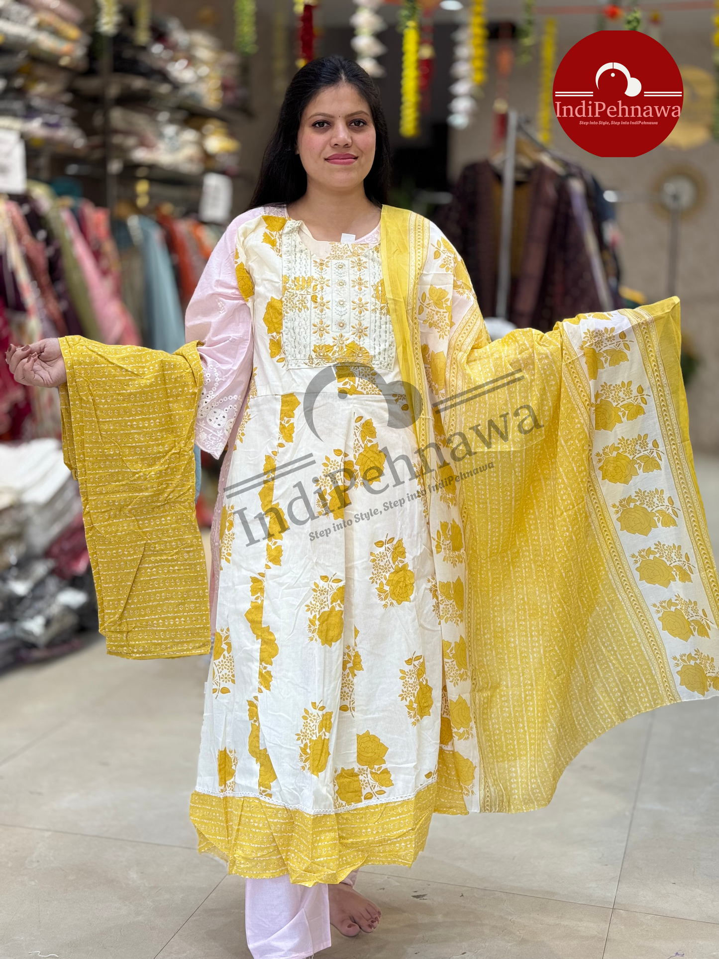 Designer Anarkali Suit Set – Traditional Meets Trendy