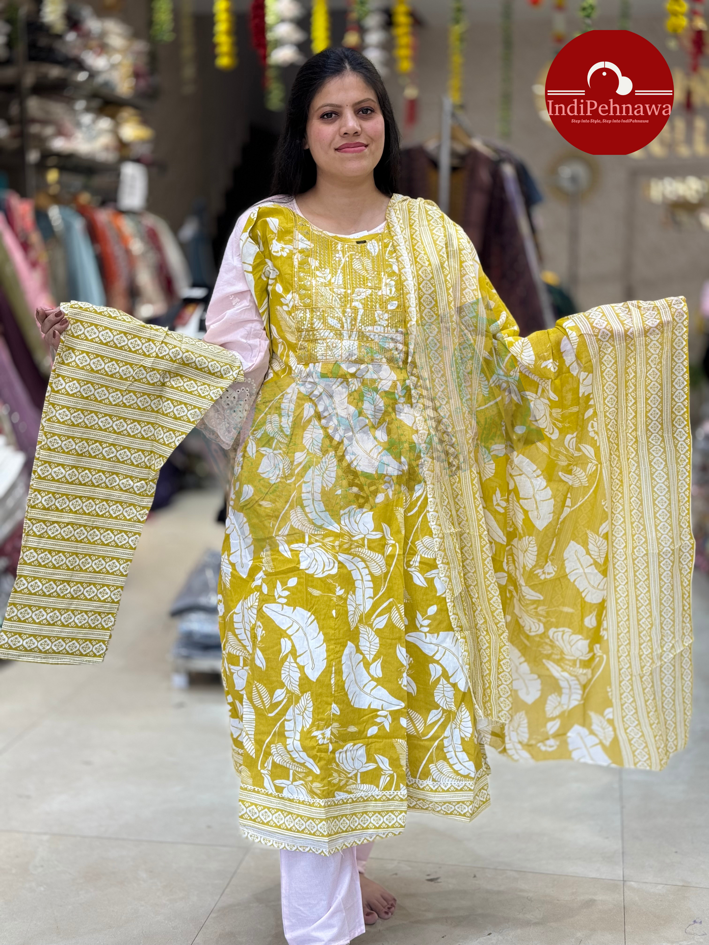 Designer Anarkali Suit Set – Traditional Meets Trendy