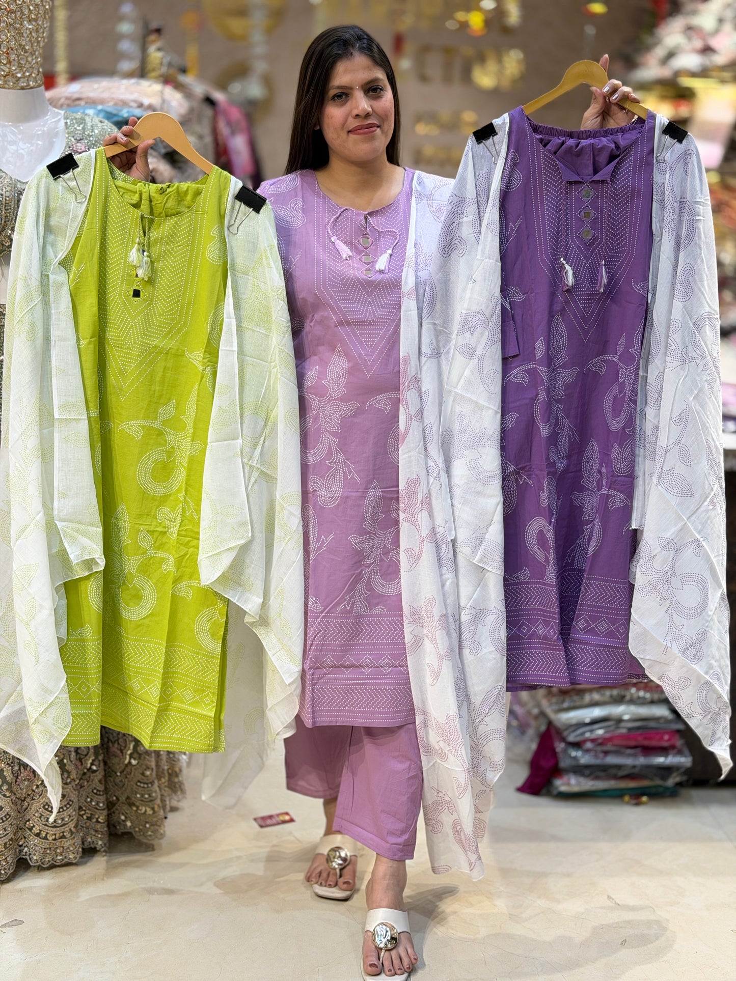 PURE COTTON BANDEJ DESIGN SUIT