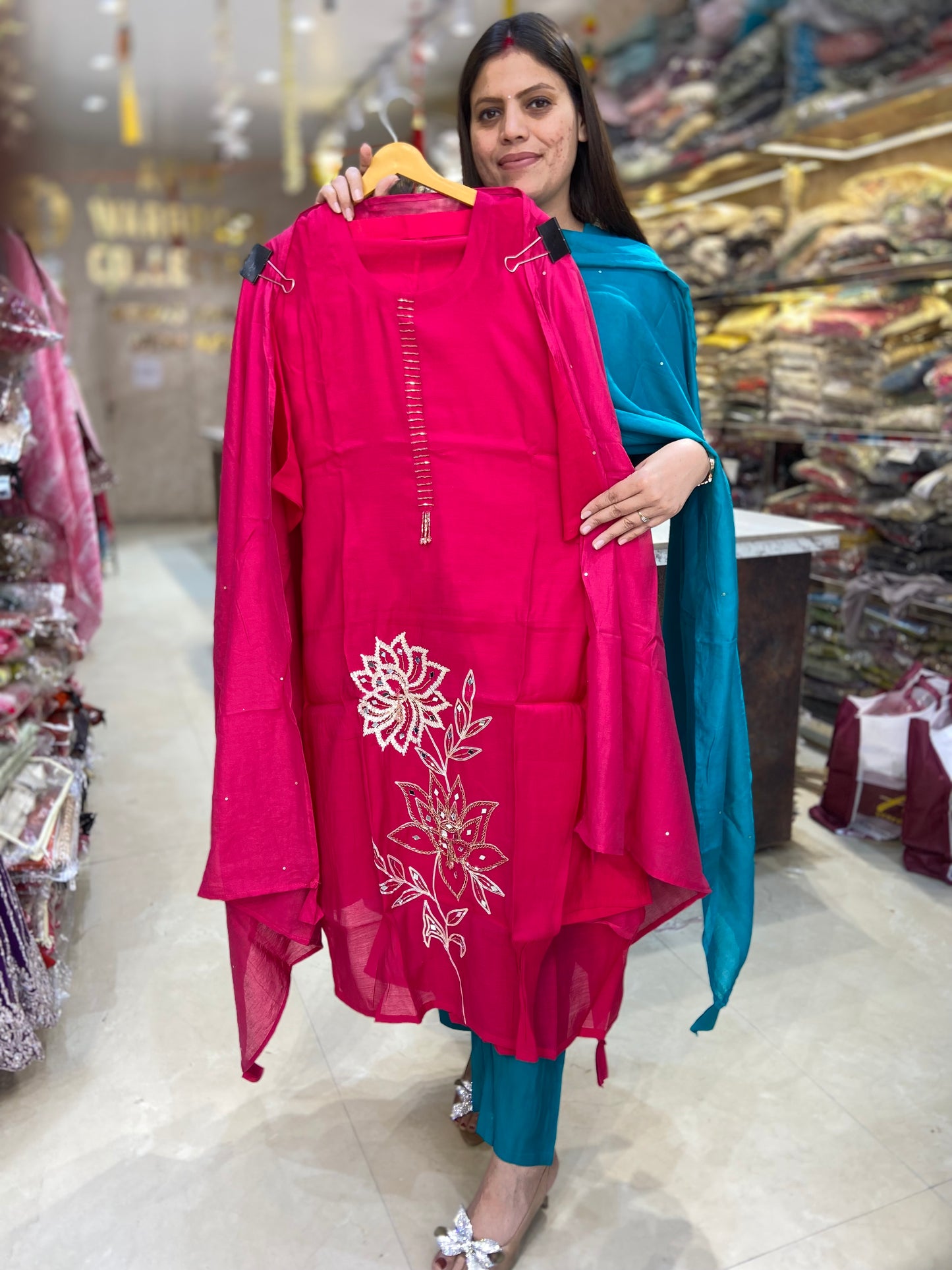BEAUTIFUL PURE COTTON TILLA AND SIPI WORK SUIT