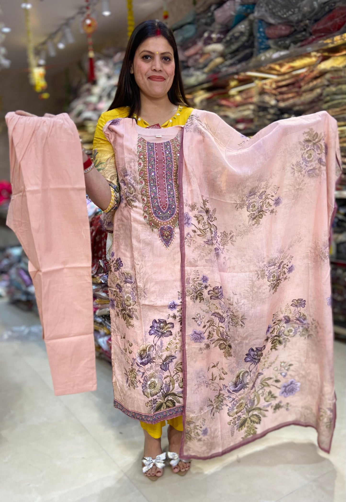 PEACH MAL COTTON SUIT