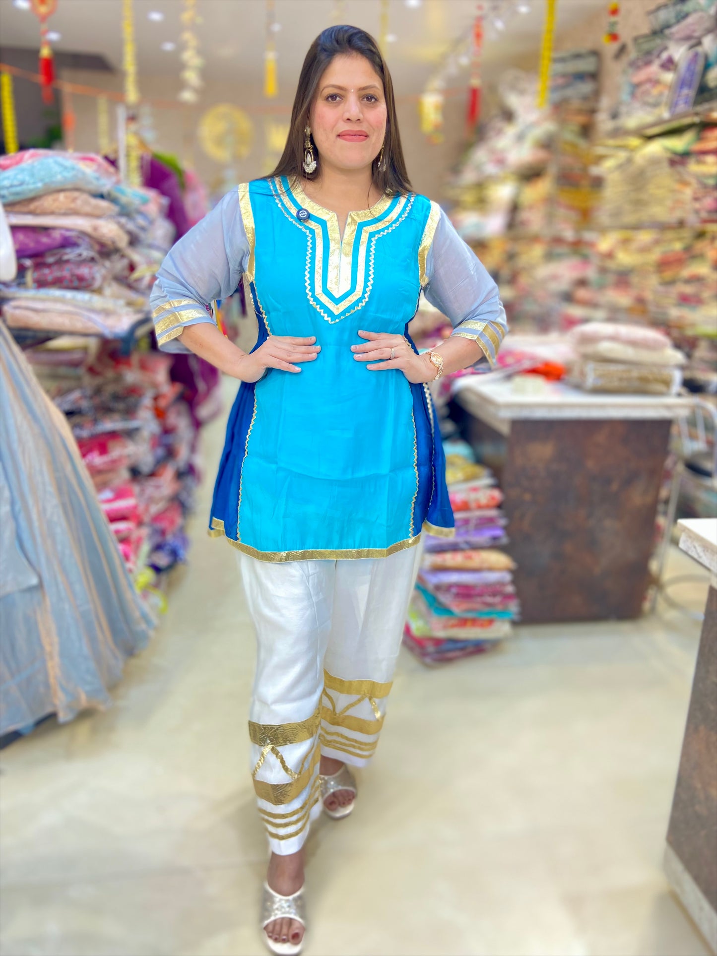 KAREENA DESIGN PURE WITH COTON LINING CORDSET