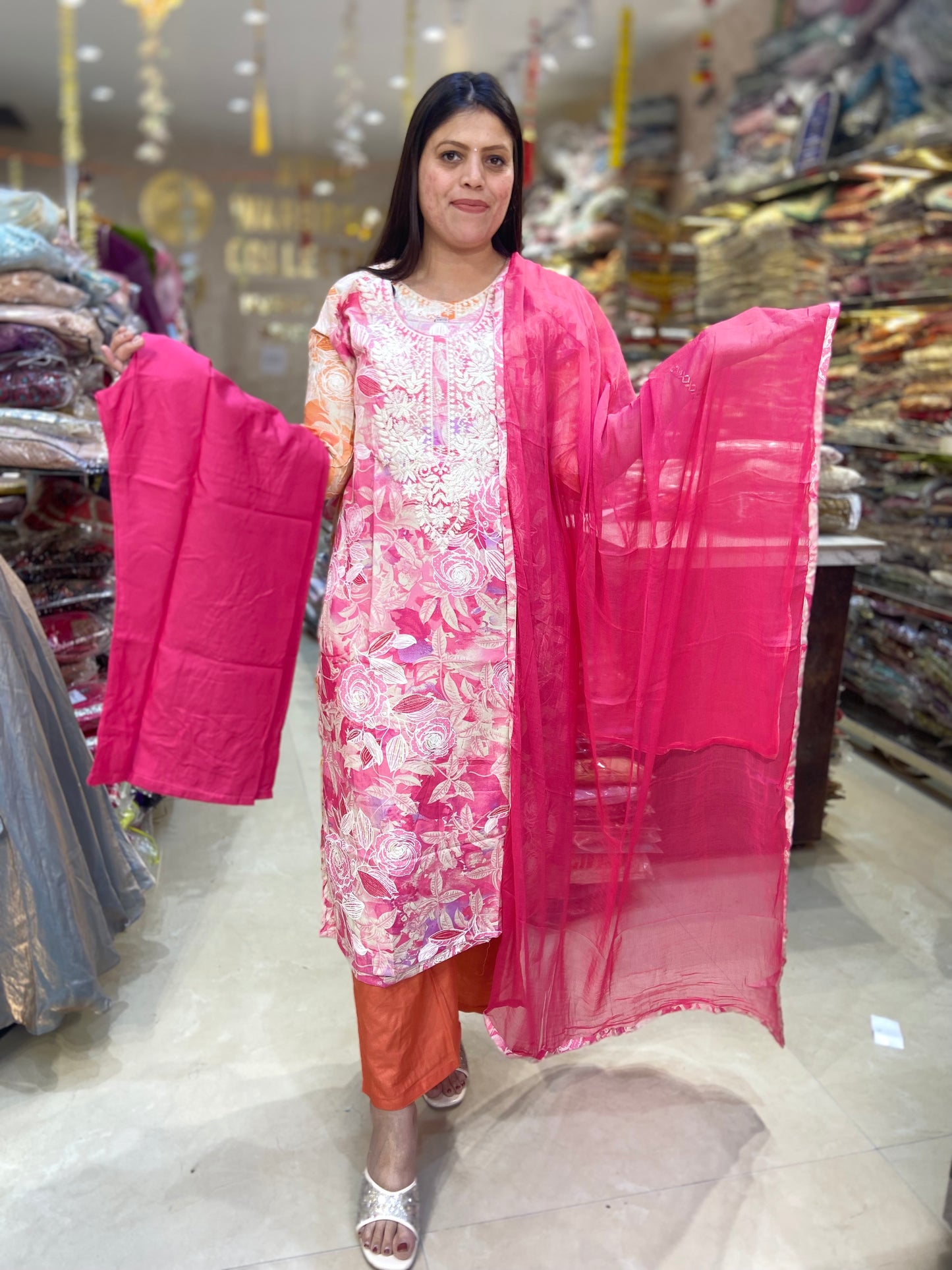 SUMMER WEAR LAKHNAVI SUIT