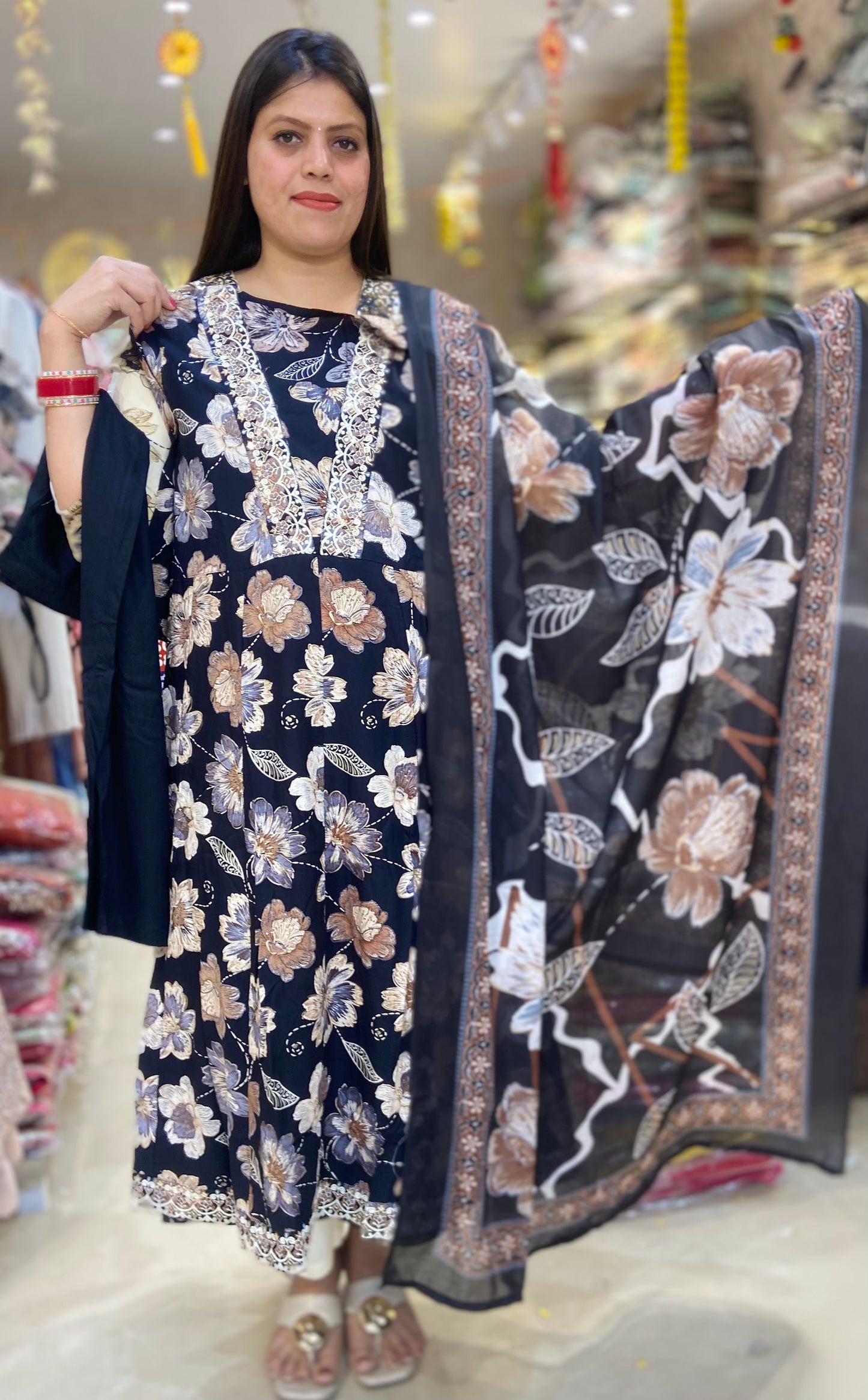 PURE MALL COTTON PAKISTANI DESIGN ANARKALI