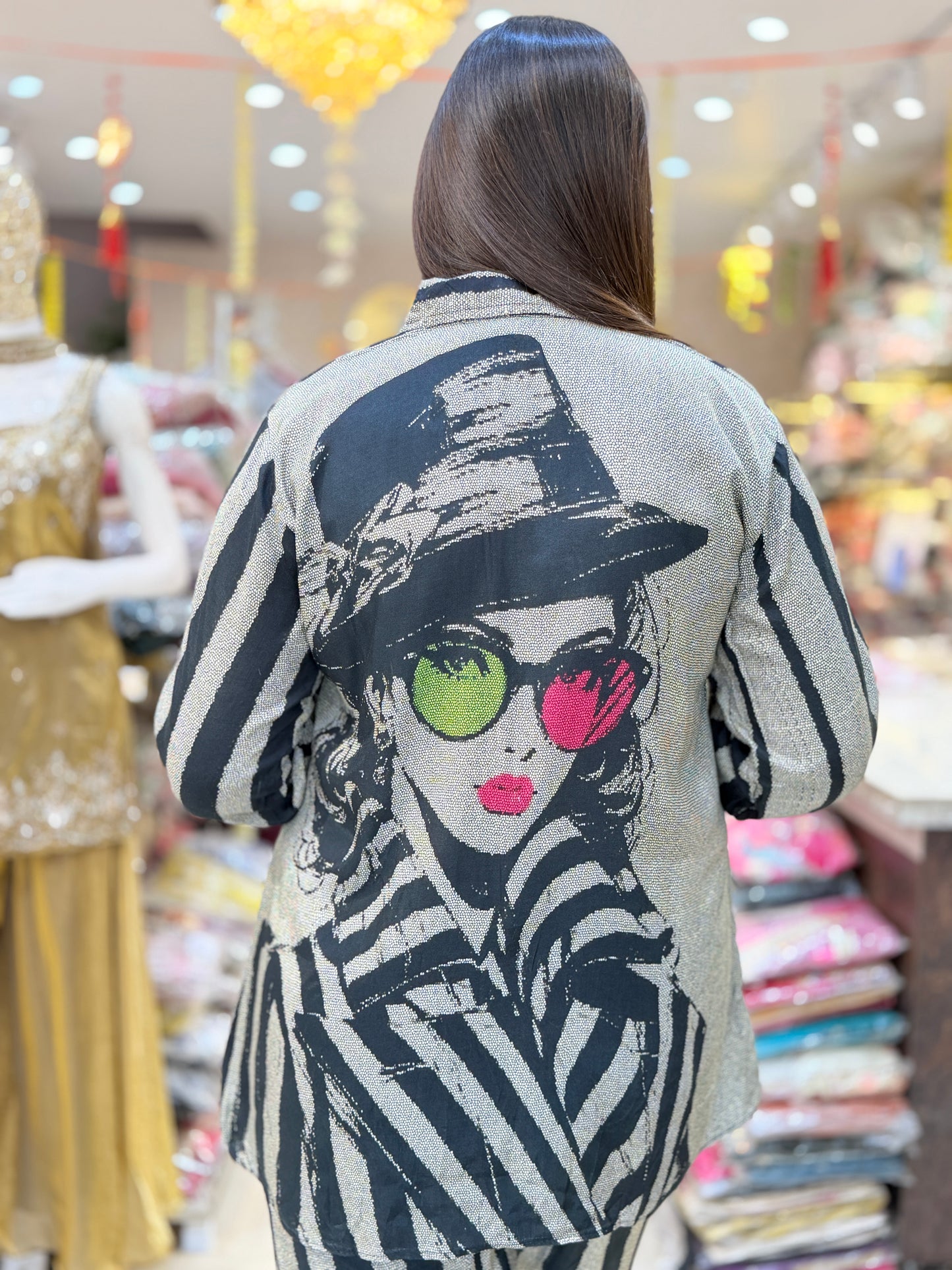 BOSS BABE GRAPHIC CORDSET