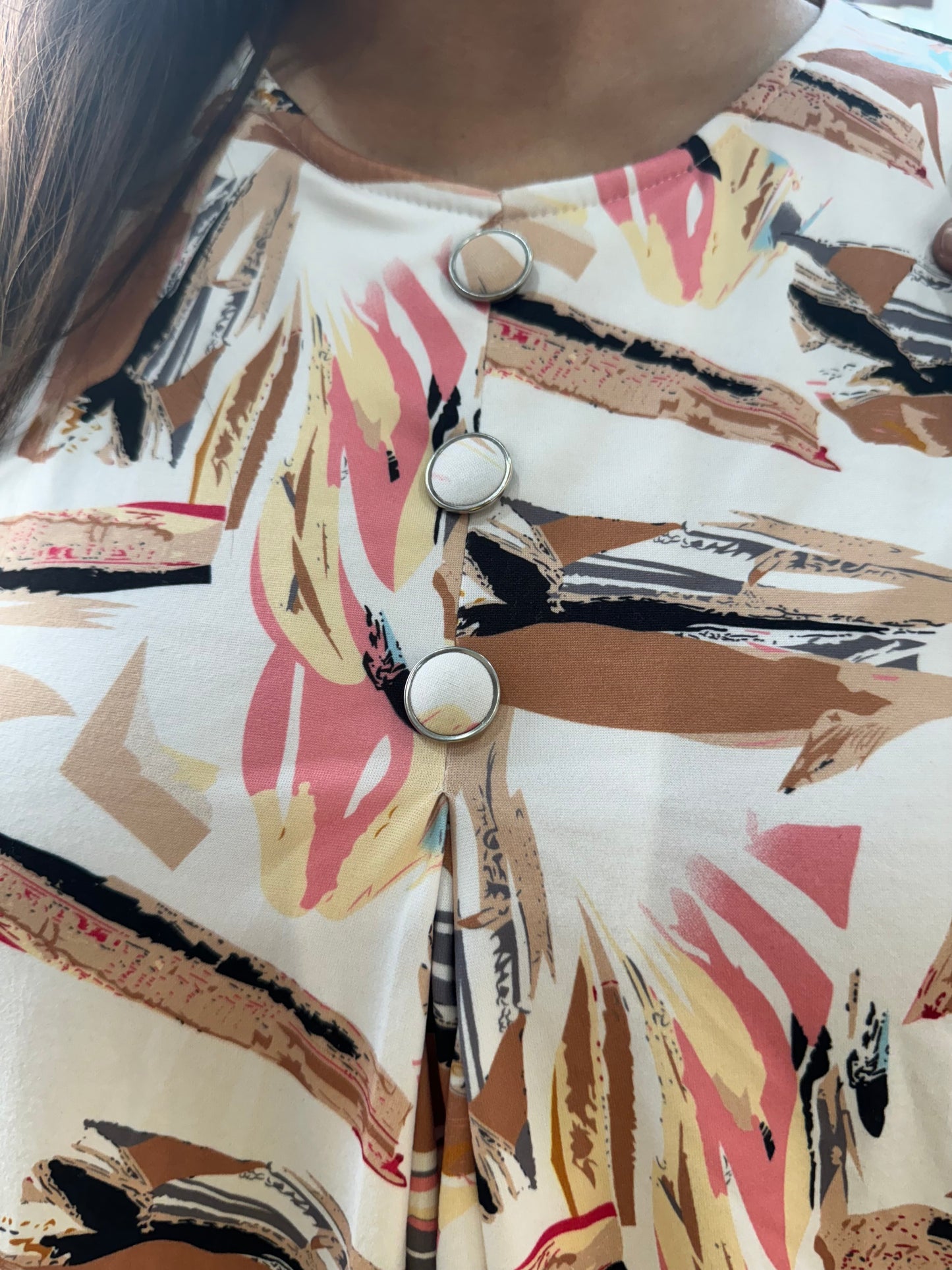 Abstract Print Top