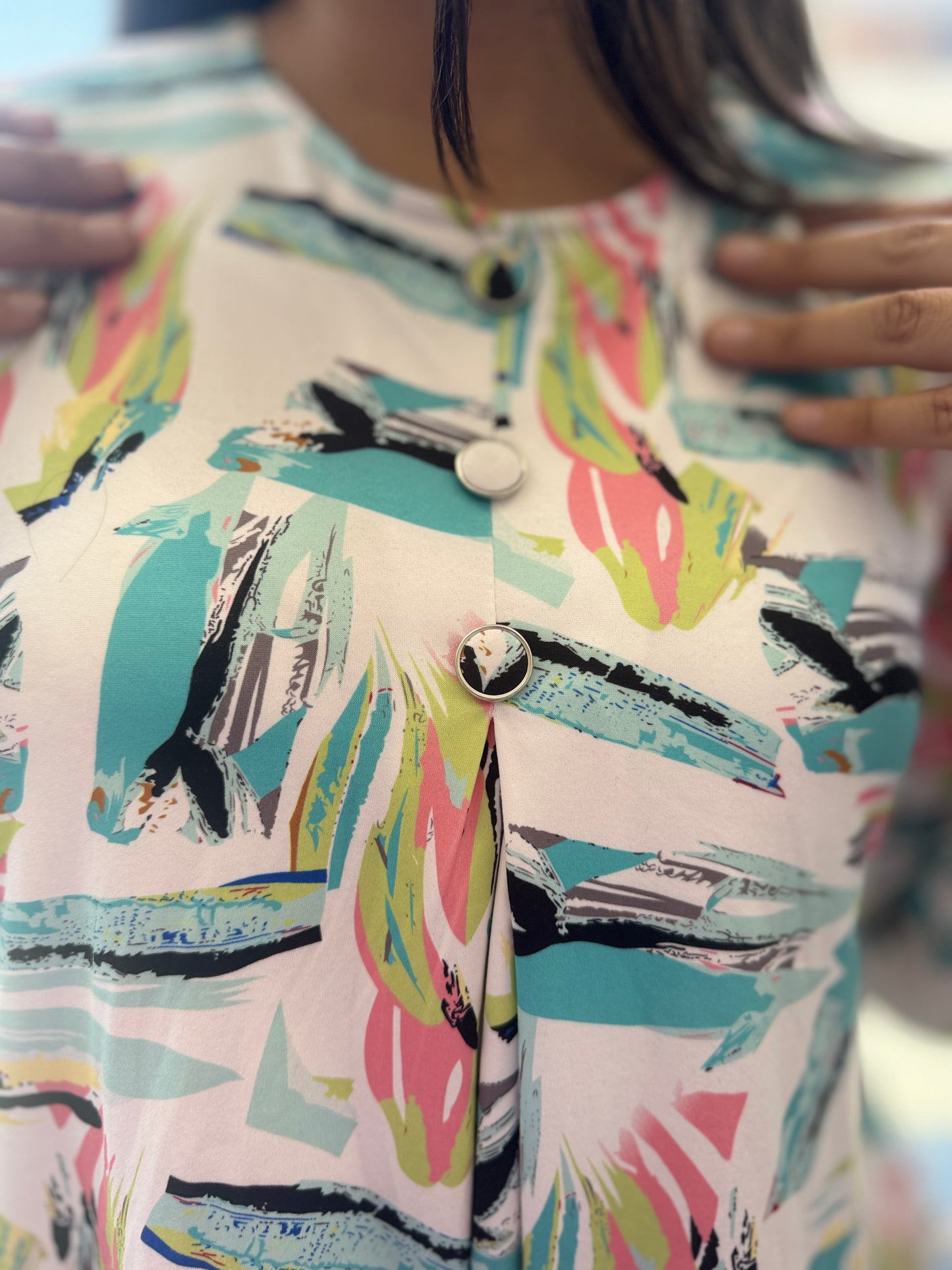 Abstract Print Top