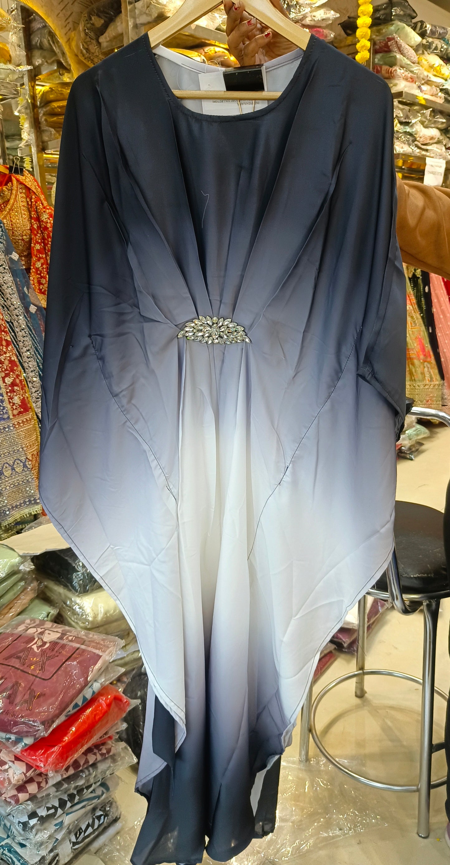 PREMIUM SILK KAFTAAN DESIGN DRES