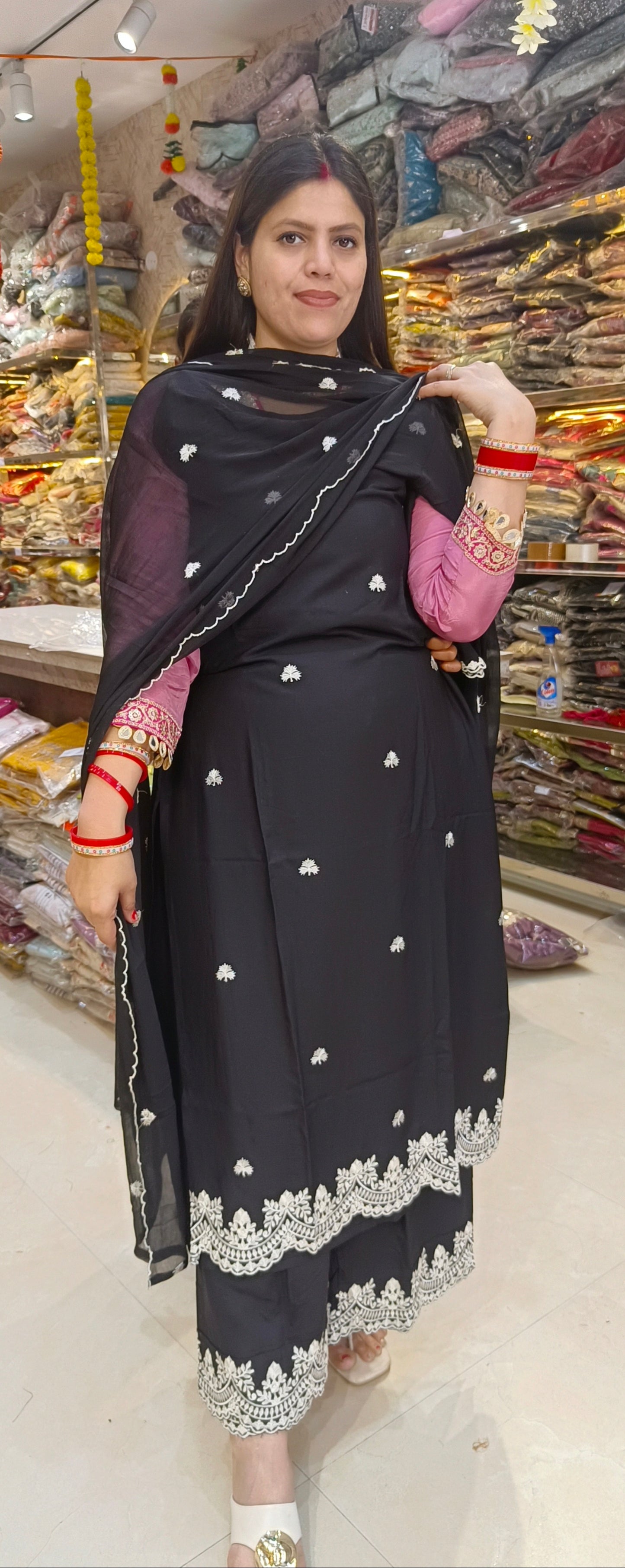 PURE COTTON DESIGNER SUIT