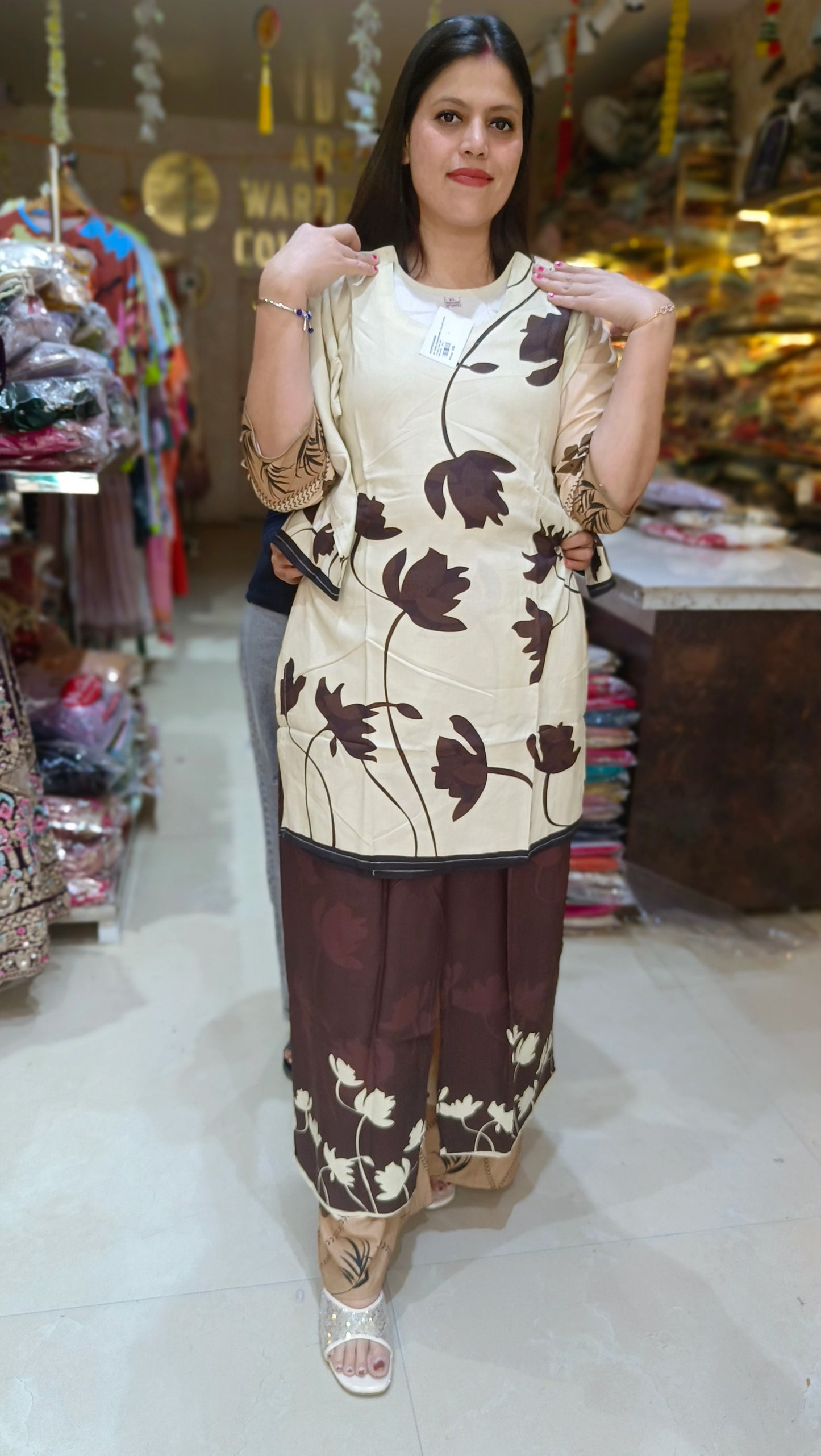 COTTON TWO PIECE CORDSET FOR WOMEN DESIGN-4