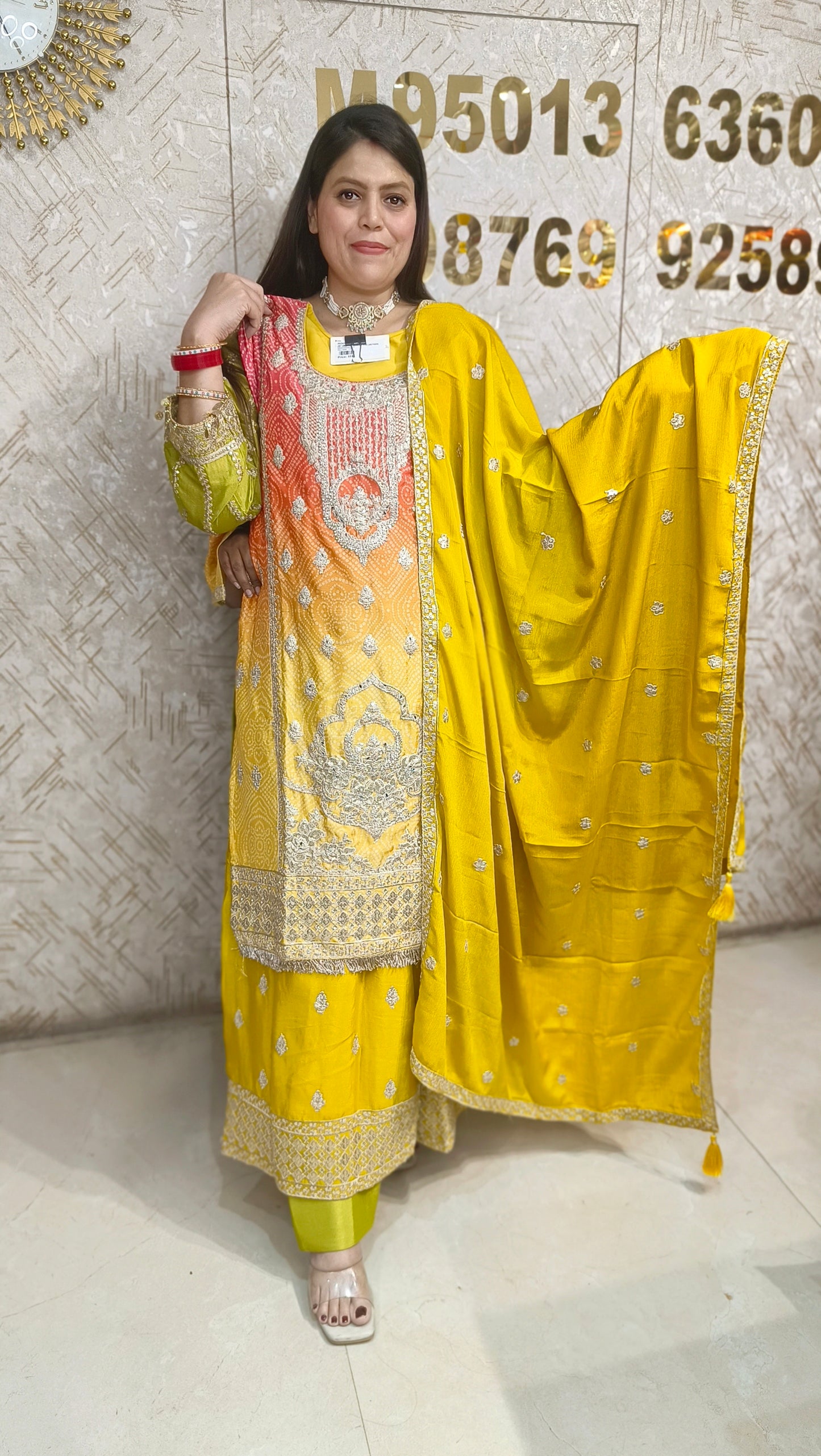 BANDEJ WEDDING WEAR HEAVY JAFFA 3 PC SUIT