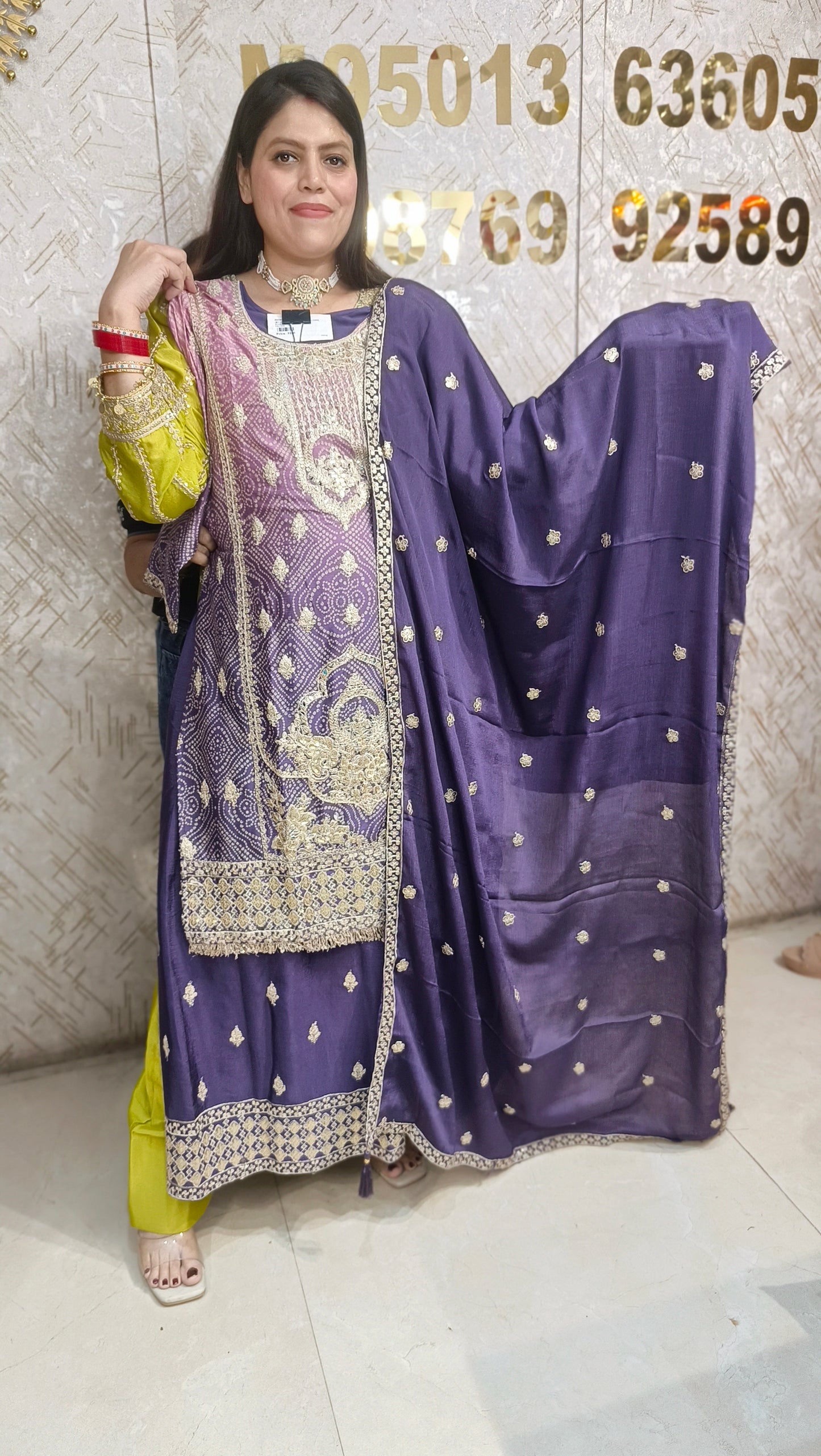 BANDEJ WEDDING WEAR HEAVY JAFFA 3 PC SUIT