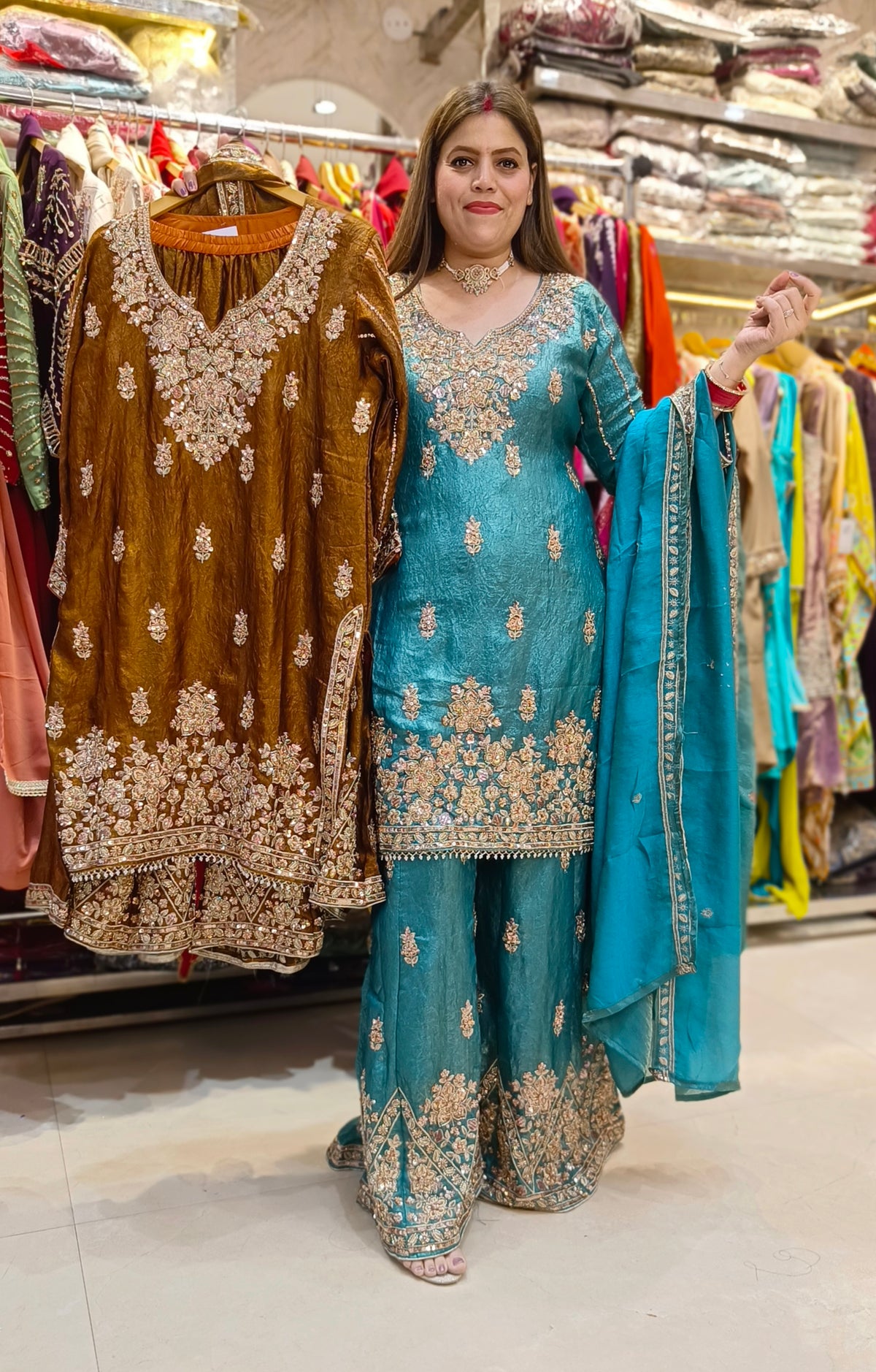 PREMIUM RUSHIAN SILK JAFFA SUIT