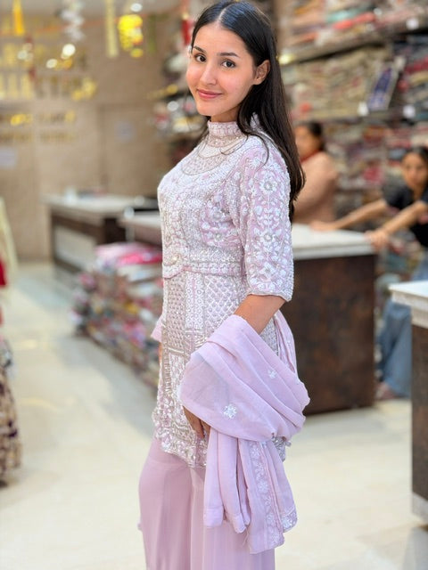 WEDDING WEAR PEARL JAFFA SUIT