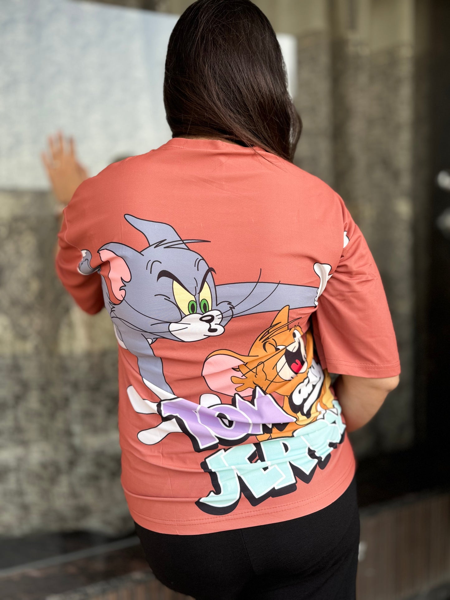 Baggie TShirt Tom & Jerry Print (T-004)