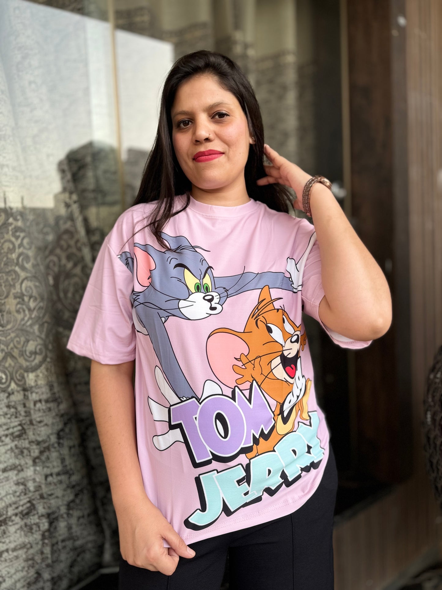 Baggie TShirt Tom & Jerry Print (T-004)
