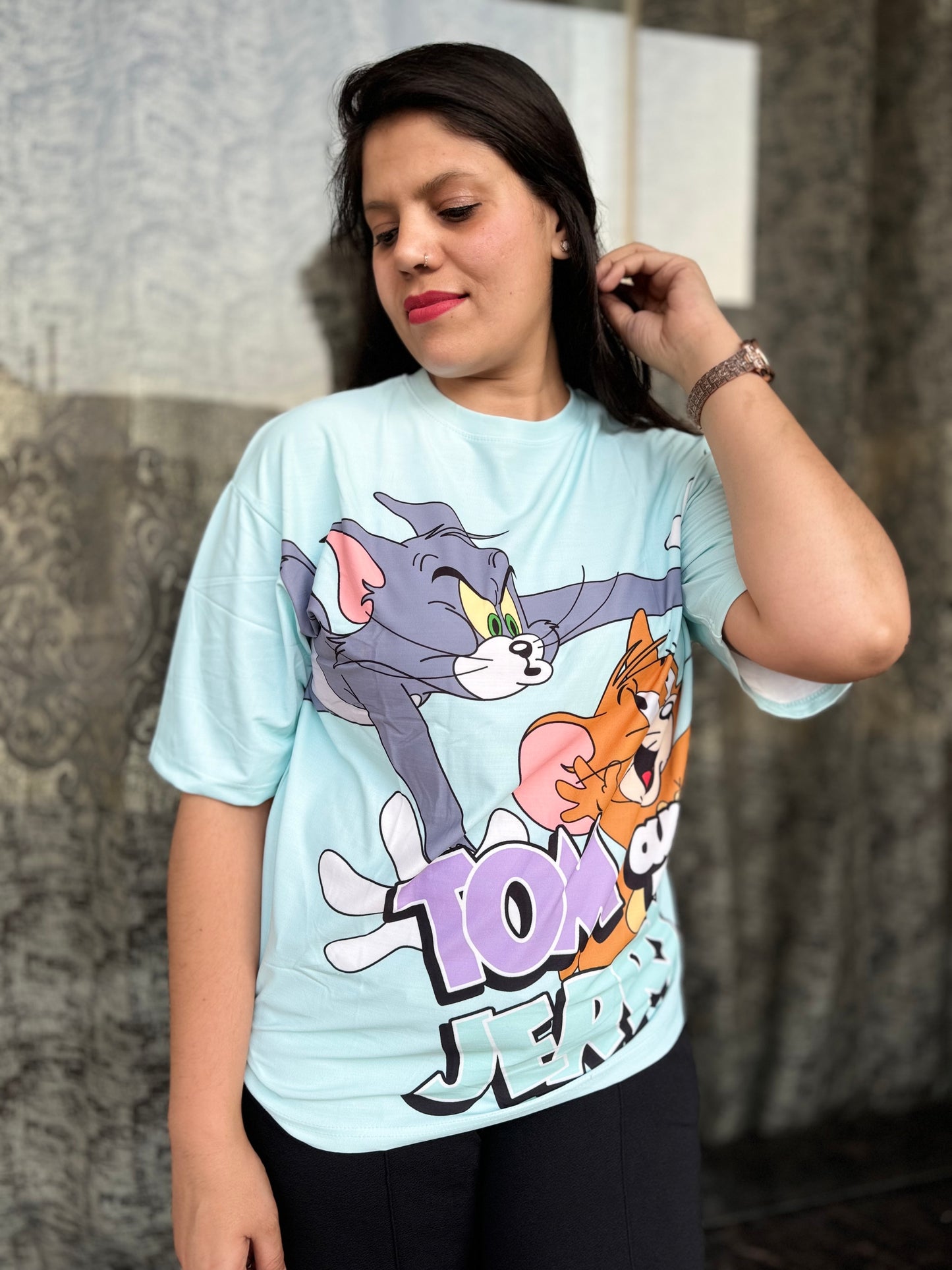 Baggie TShirt Tom & Jerry Print (T-004)