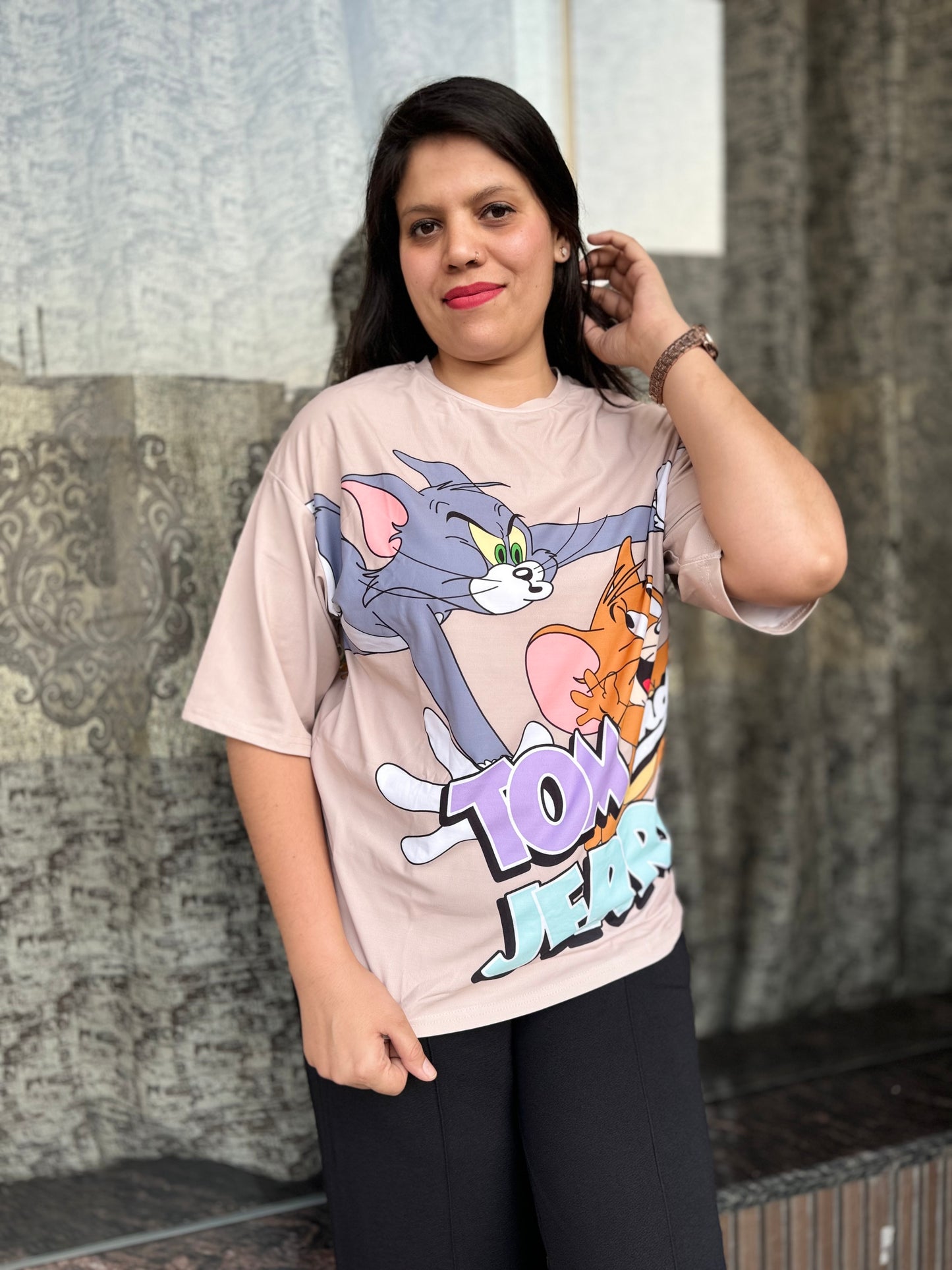 Baggie TShirt Tom & Jerry Print (T-004)