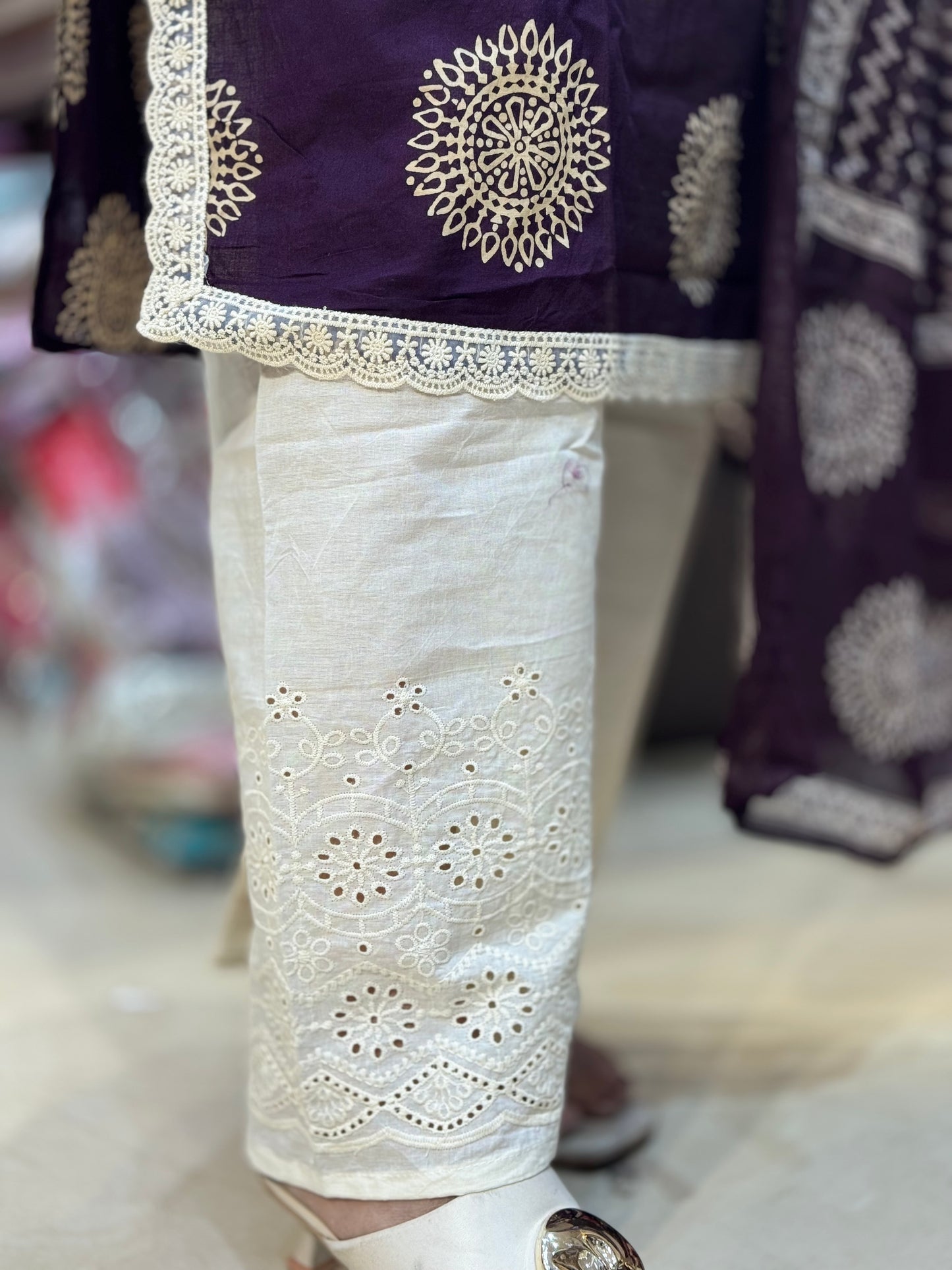 CHICKEN PLAZO PREMIUM COTTON SUIT