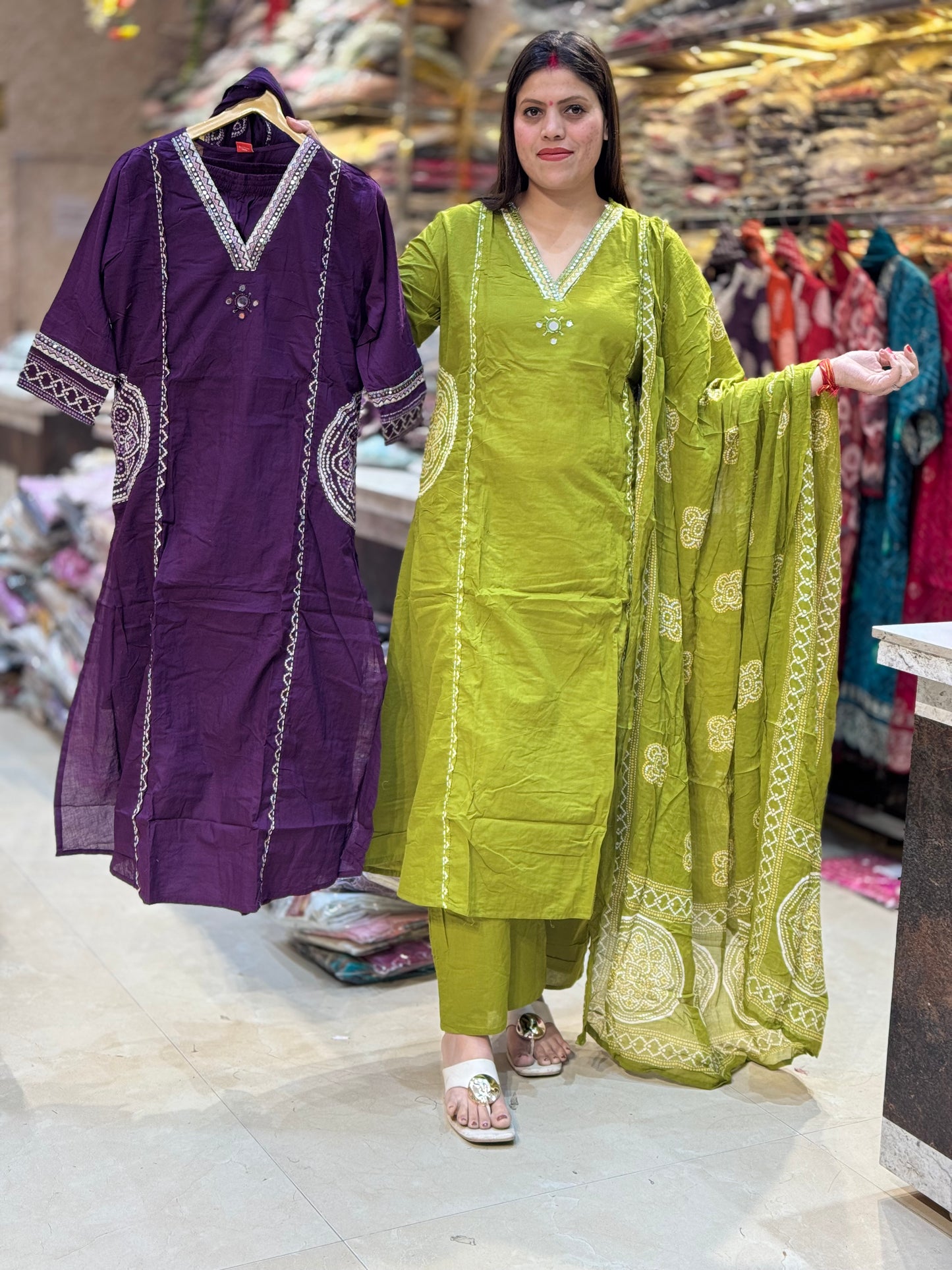 DABU COTTON A- LINE PREMIUM COTTON WITH POCKET