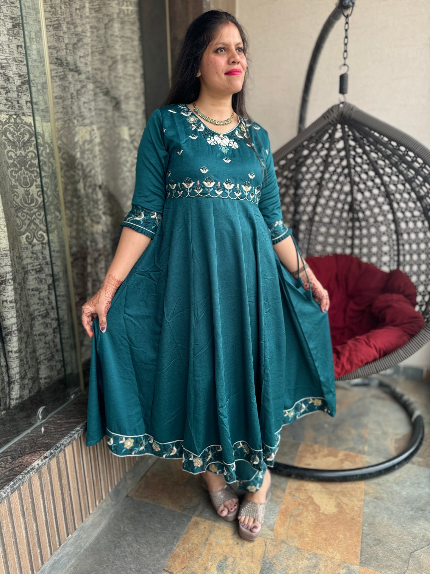 Anarkali 3 Peice Set (Style No 1112)