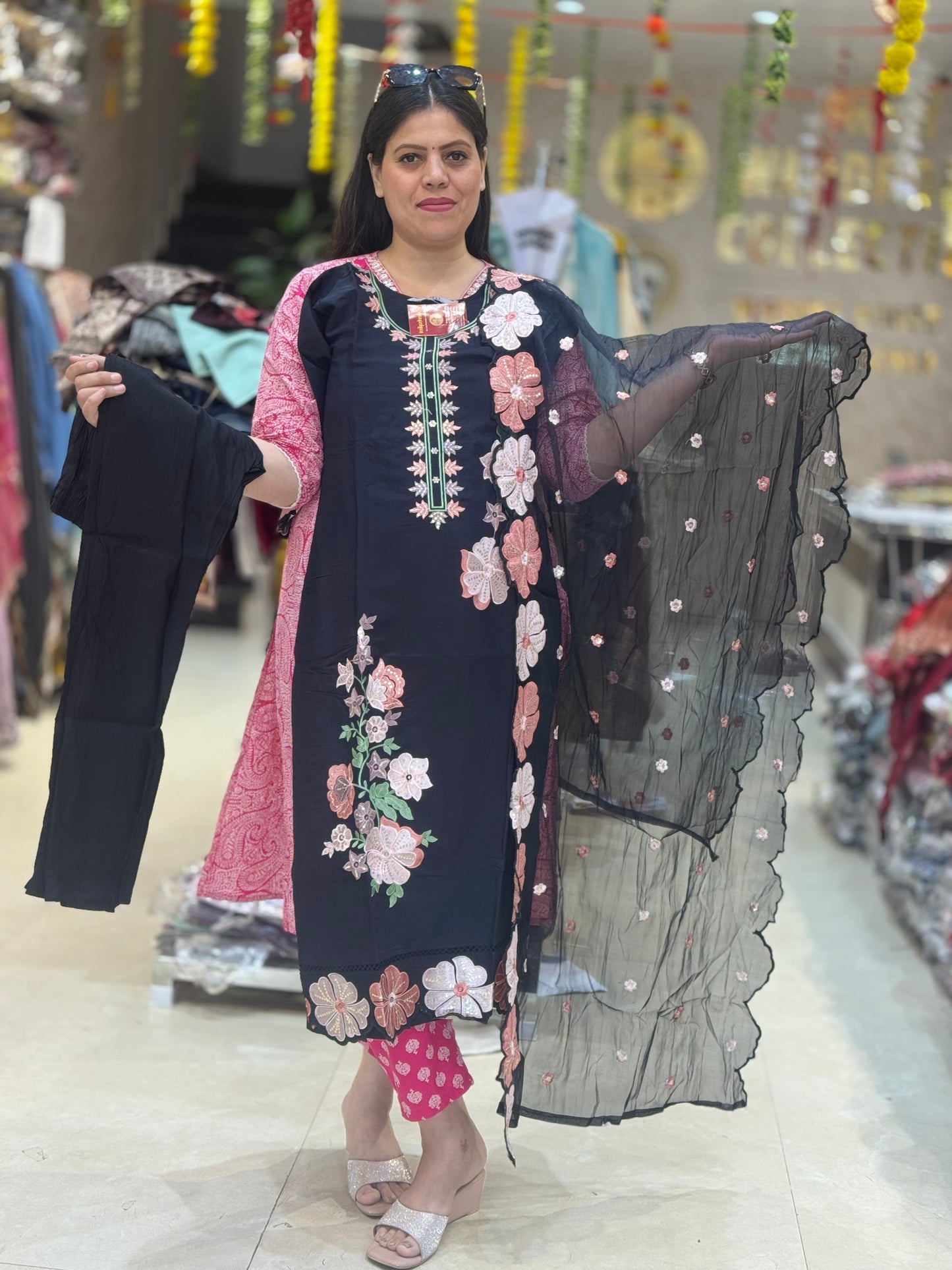 DESIGNER CUT WORK SILK ARTICLE BY INDIPEHNAWA
