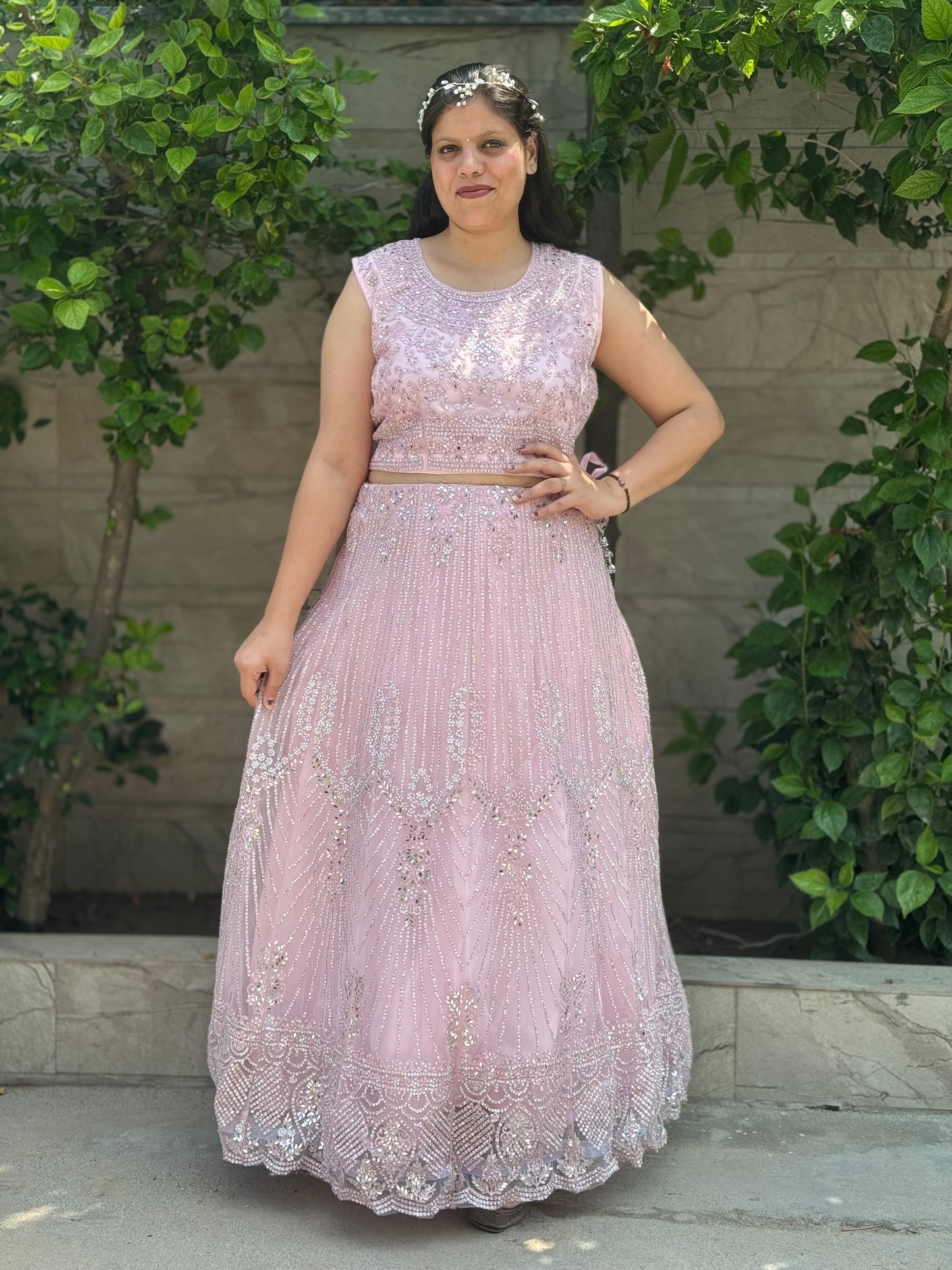 WEDDING SPECIAL MIRROR LEHNGA