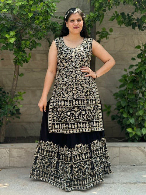 STYLISH/ELEGANT 4 PIECE LEHNGA