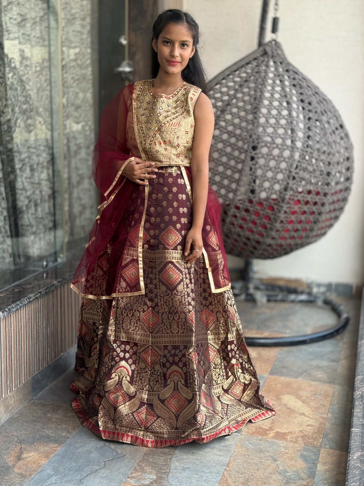 BANARSI BROCADE LEHENGA