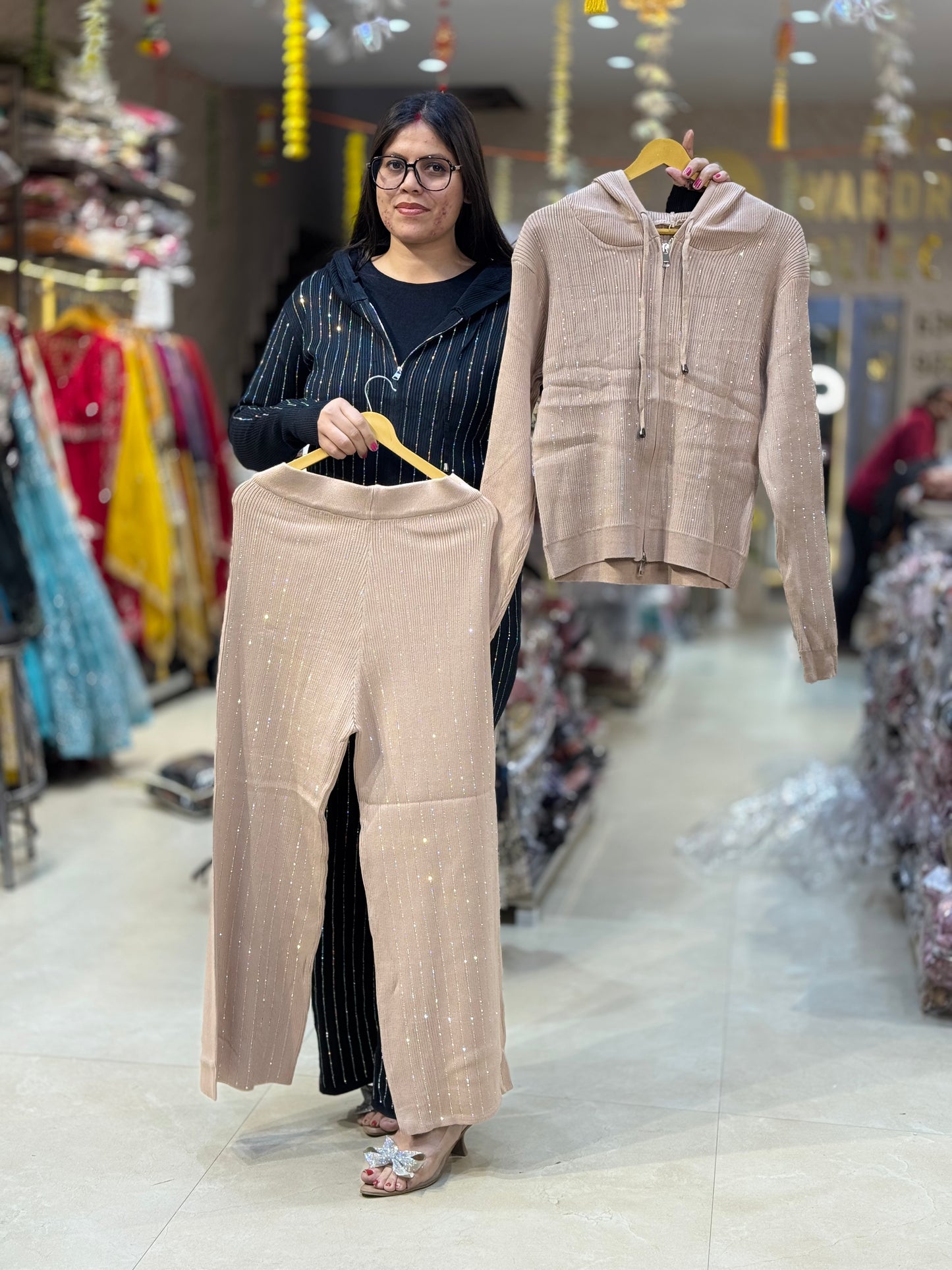 SIRVOSKI PREMIUM WOOL KOREAN CORDSET